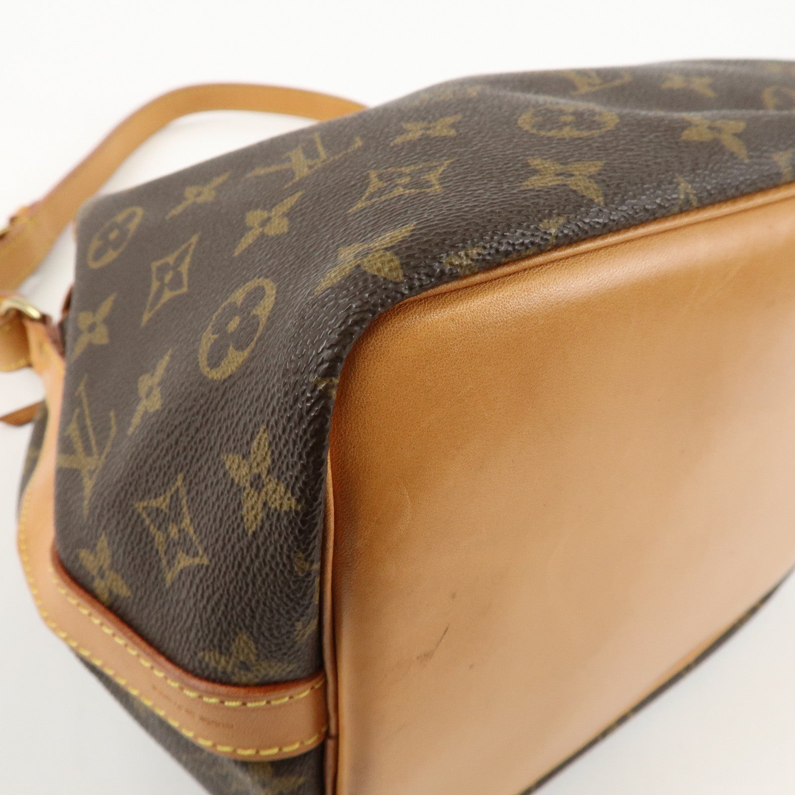 Louis Vuitton Monogram Petit Noe Shoulder Bag Brown M42226 Used