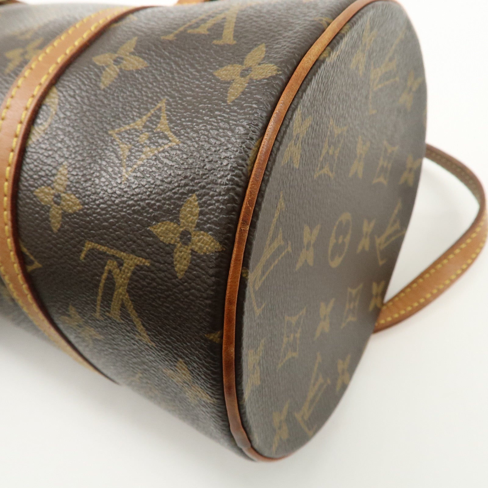 Louis Vuitton Monogram Papillon 30 Hand Bag New Style Brown M51385