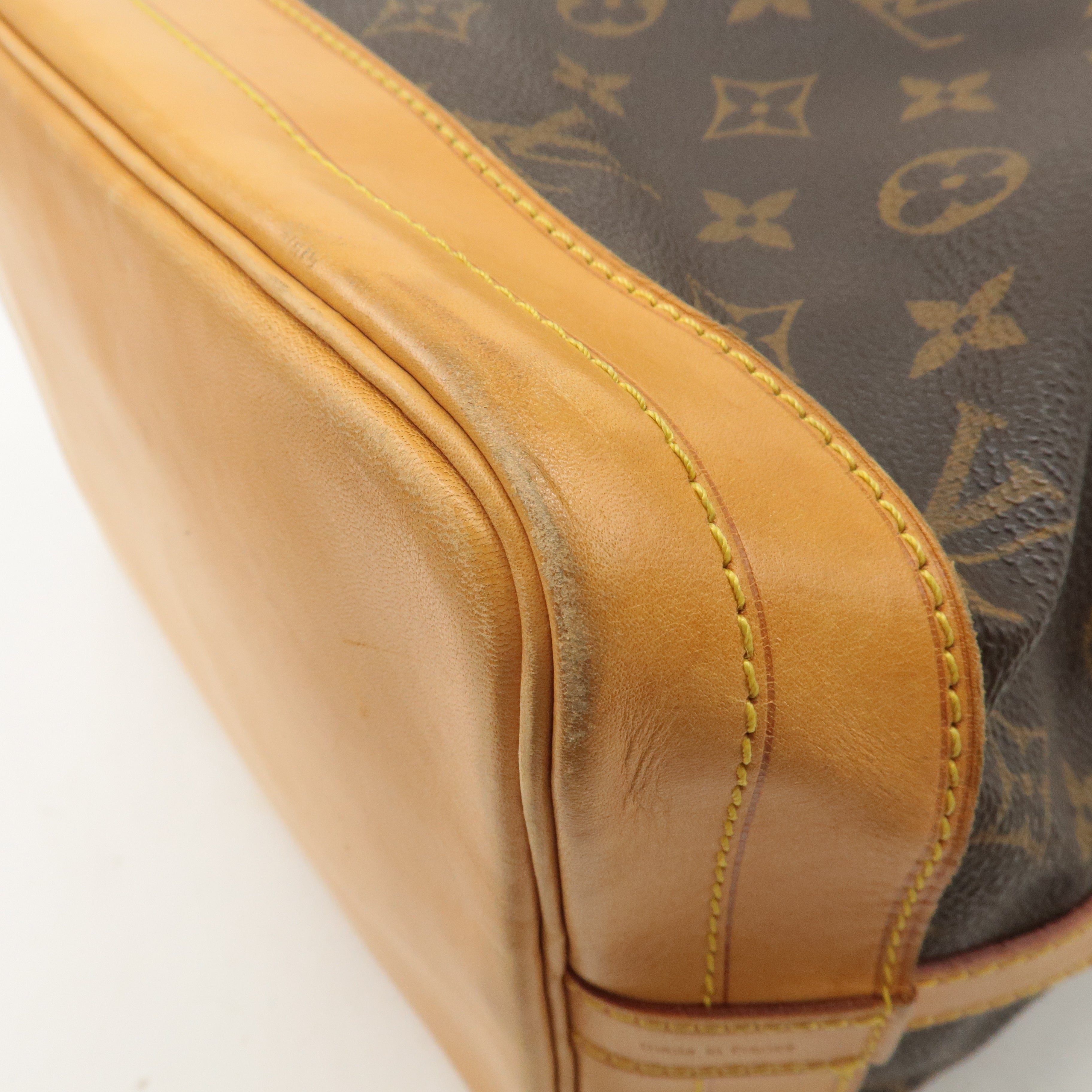 Louis Vuitton Monogram Noe Shoulder Bag Hand Bag Brown M42224