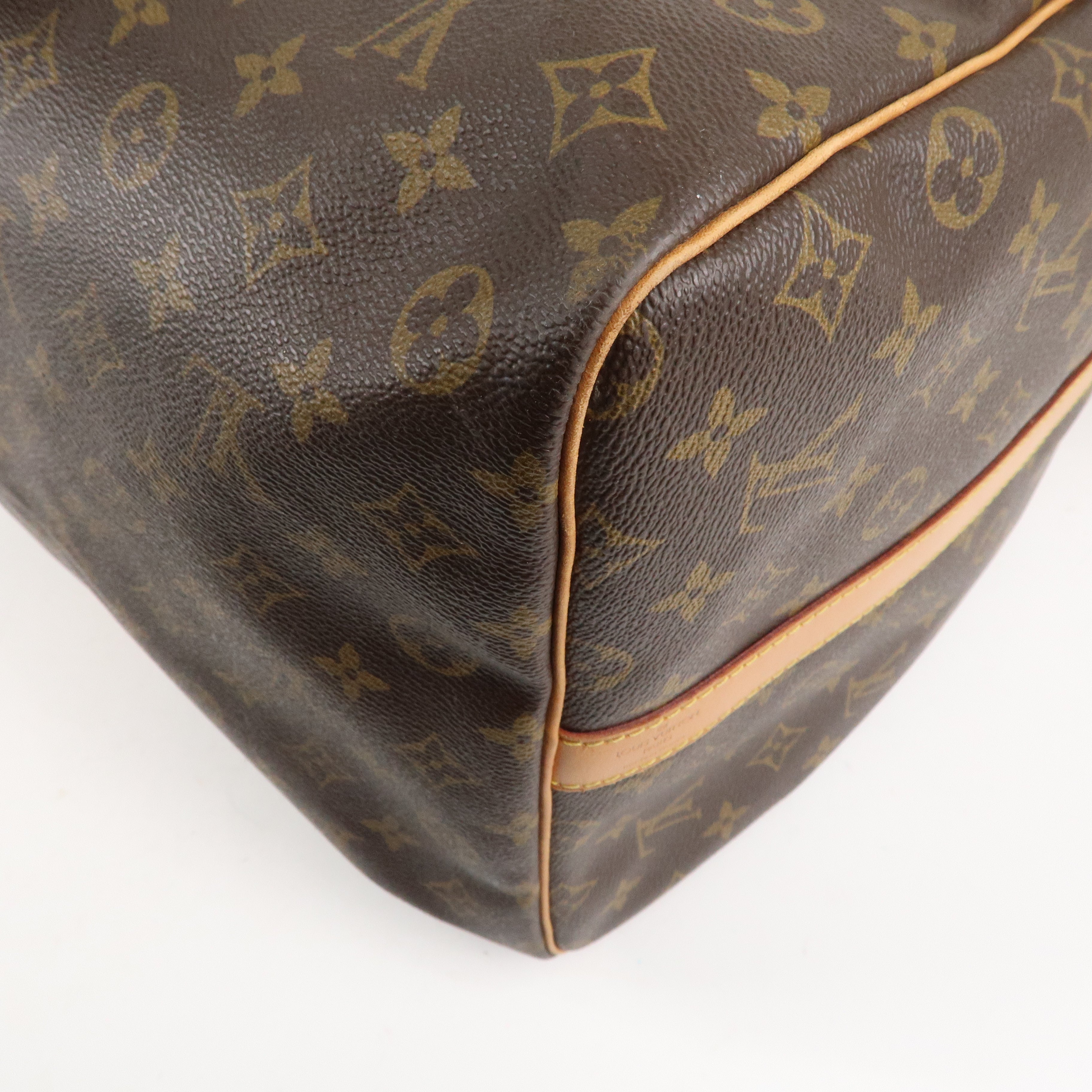 Louis Vuitton Monogram Keep All Bandouliere 60 Bag Brown M41412