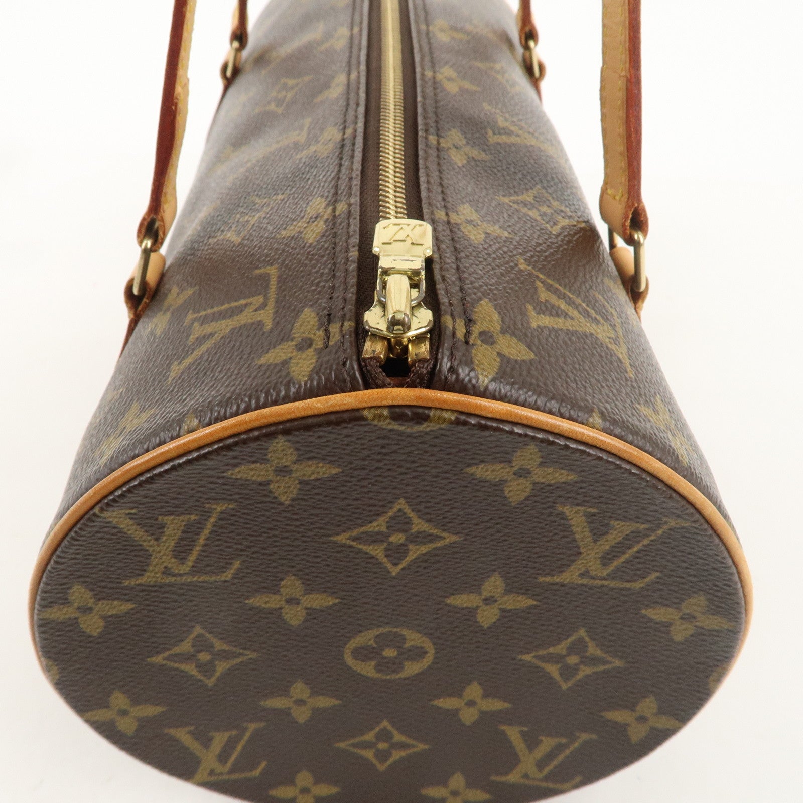 Louis Vuitton Monogram Papillon 30 Hand Bag 
Pouch Brown M51385