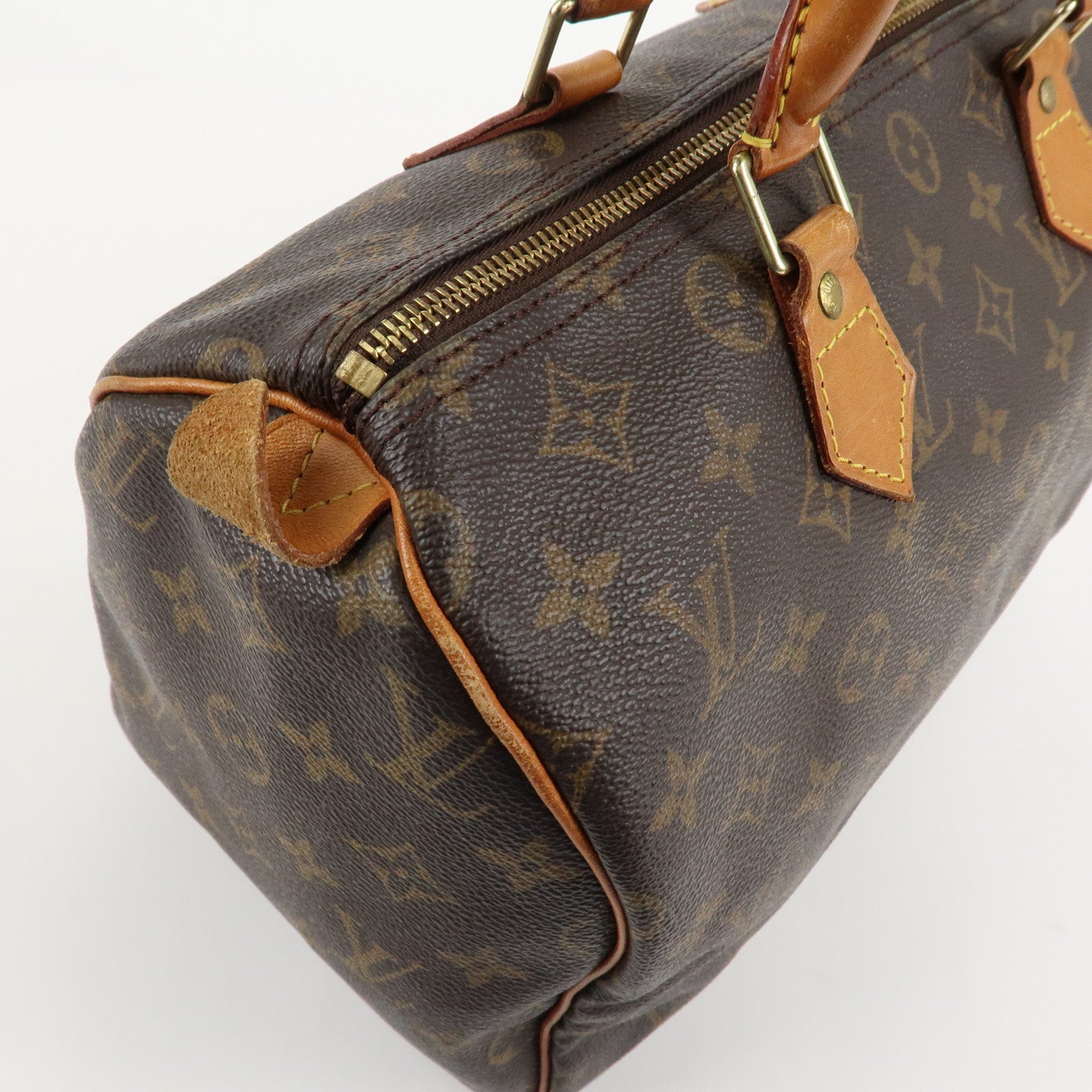 Louis Vuitton Monogram Speedy 30 Hand Bag Boston Bag M41526 Used