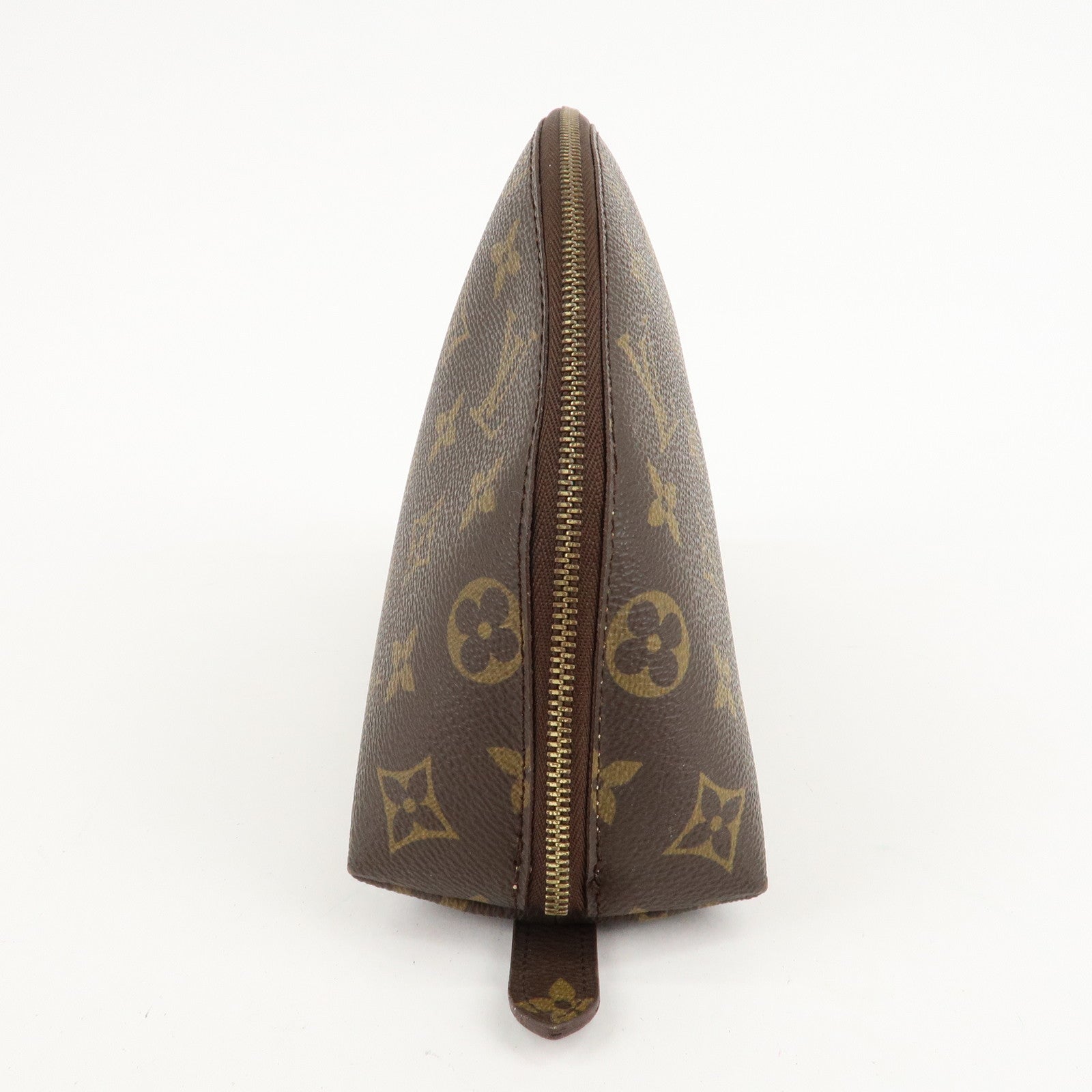 Louis Vuitton Monogram Trousse Demi Ronde Pouch M47520 Used