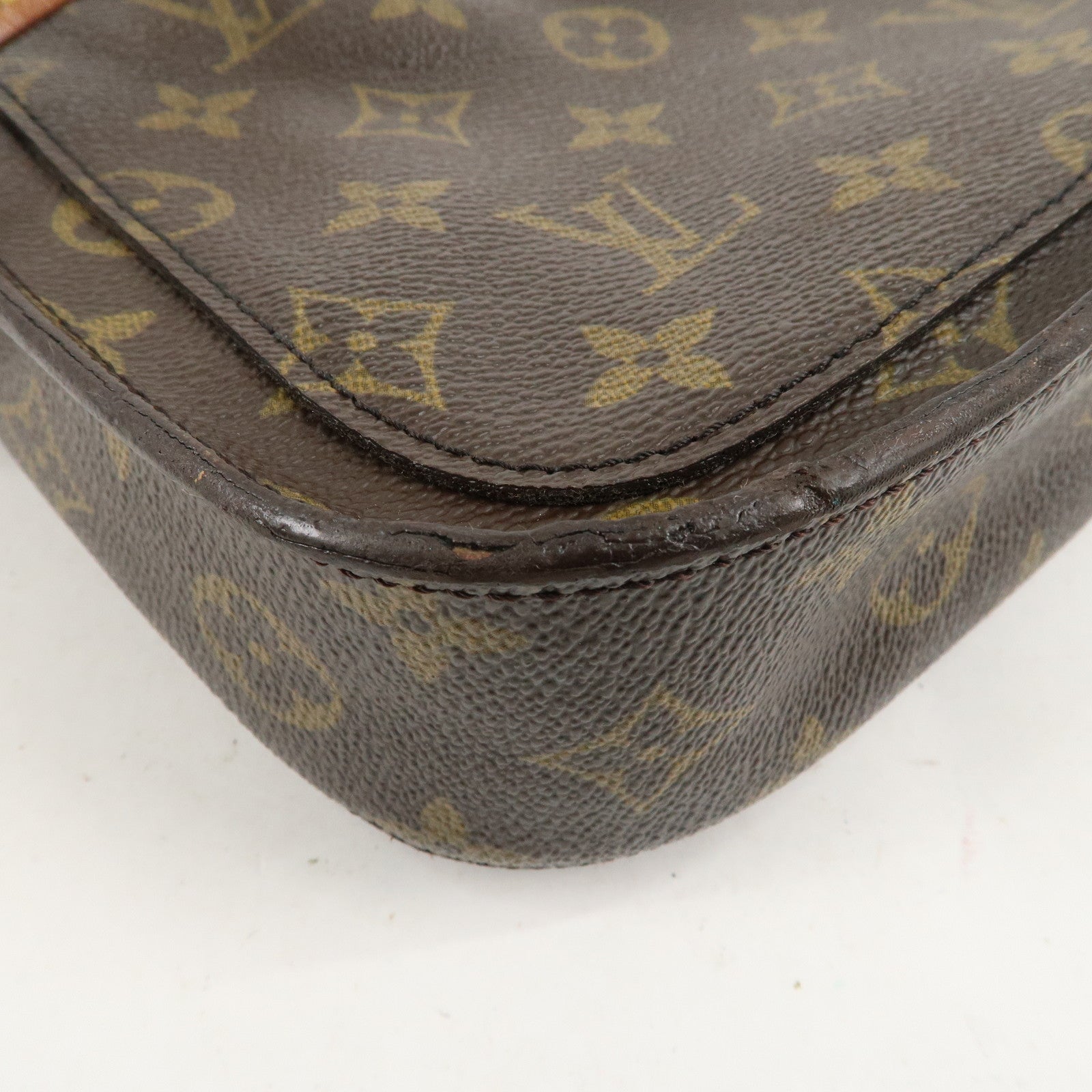 Louis Vuitton Monogram Saint Cloud MM Shoulder Bag Brown M51243