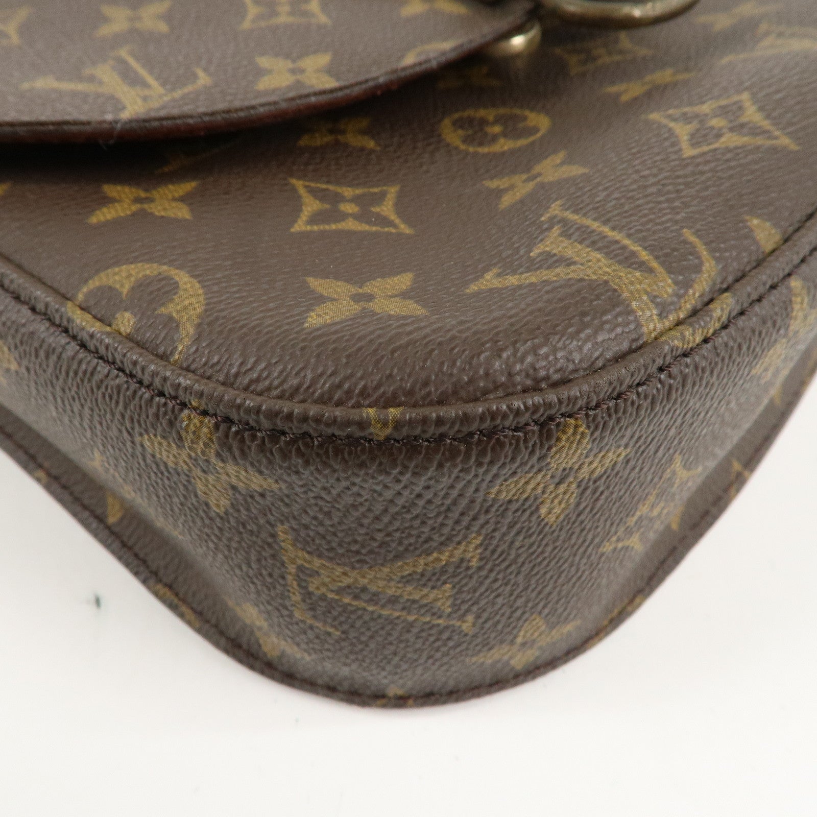 Louis Vuitton Monogram Saint Cloud GM Shoulder Bag Brown M51242