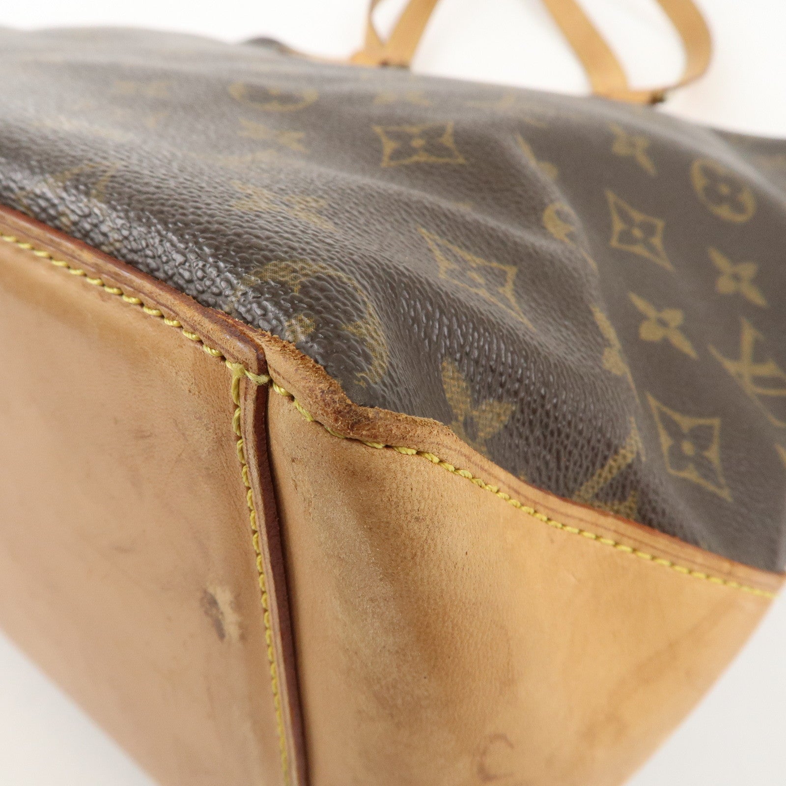 Louis Vuitton Monogram Cabas Mezzo Tote Bag Brown M51151