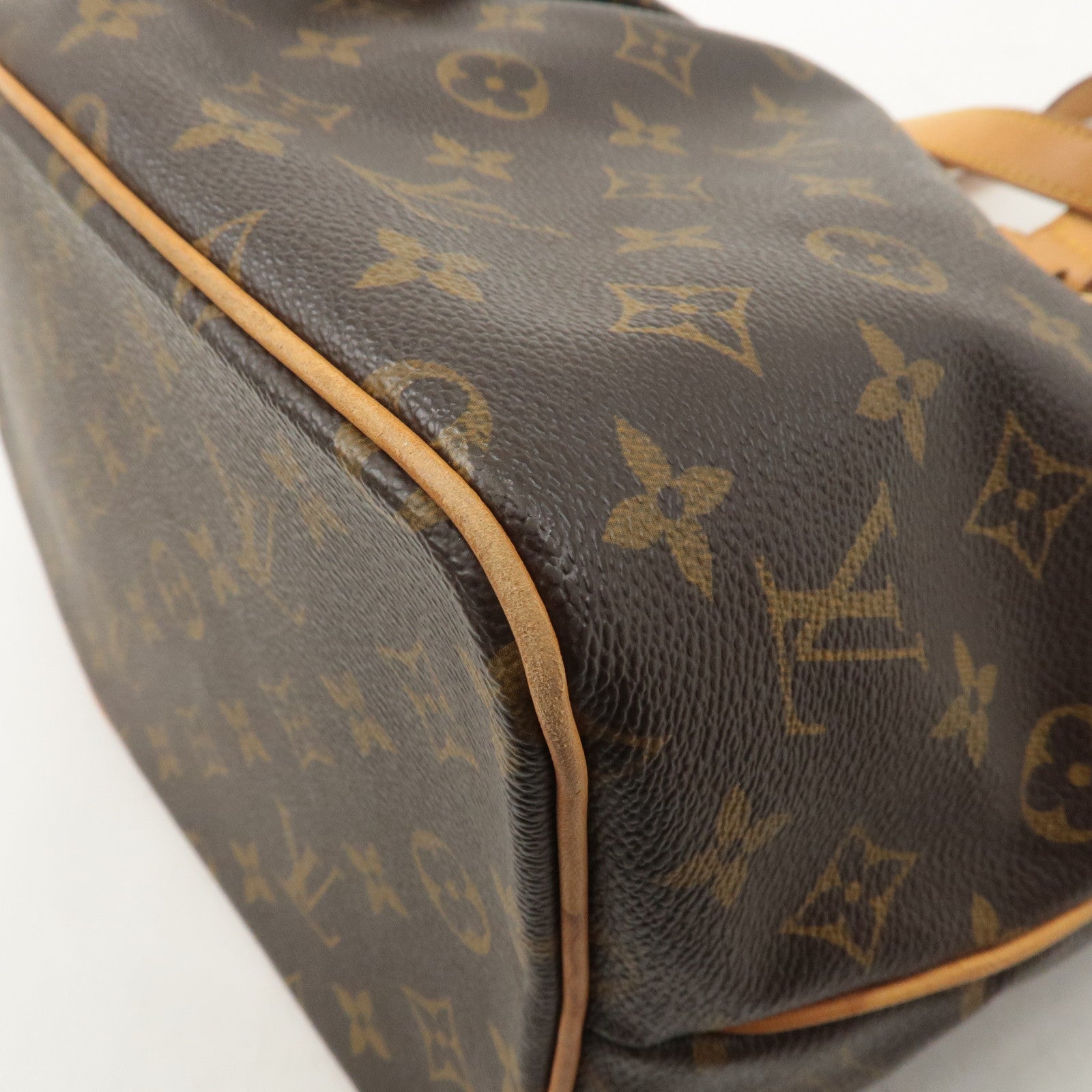 Louis Vuitton Monogram Palermo PM 2Way Hand Bag Brown M40145