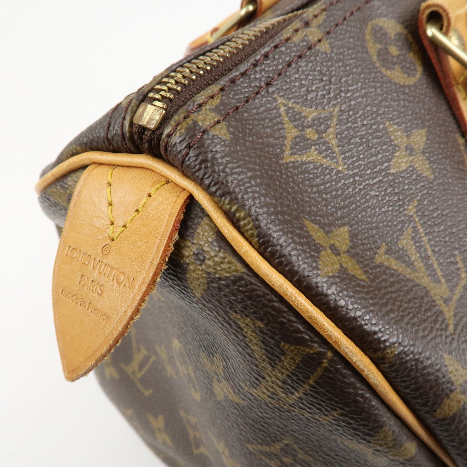 Louis Vuitton Monogram Speedy 30 Hand Bag Boston Bag M41526 Used