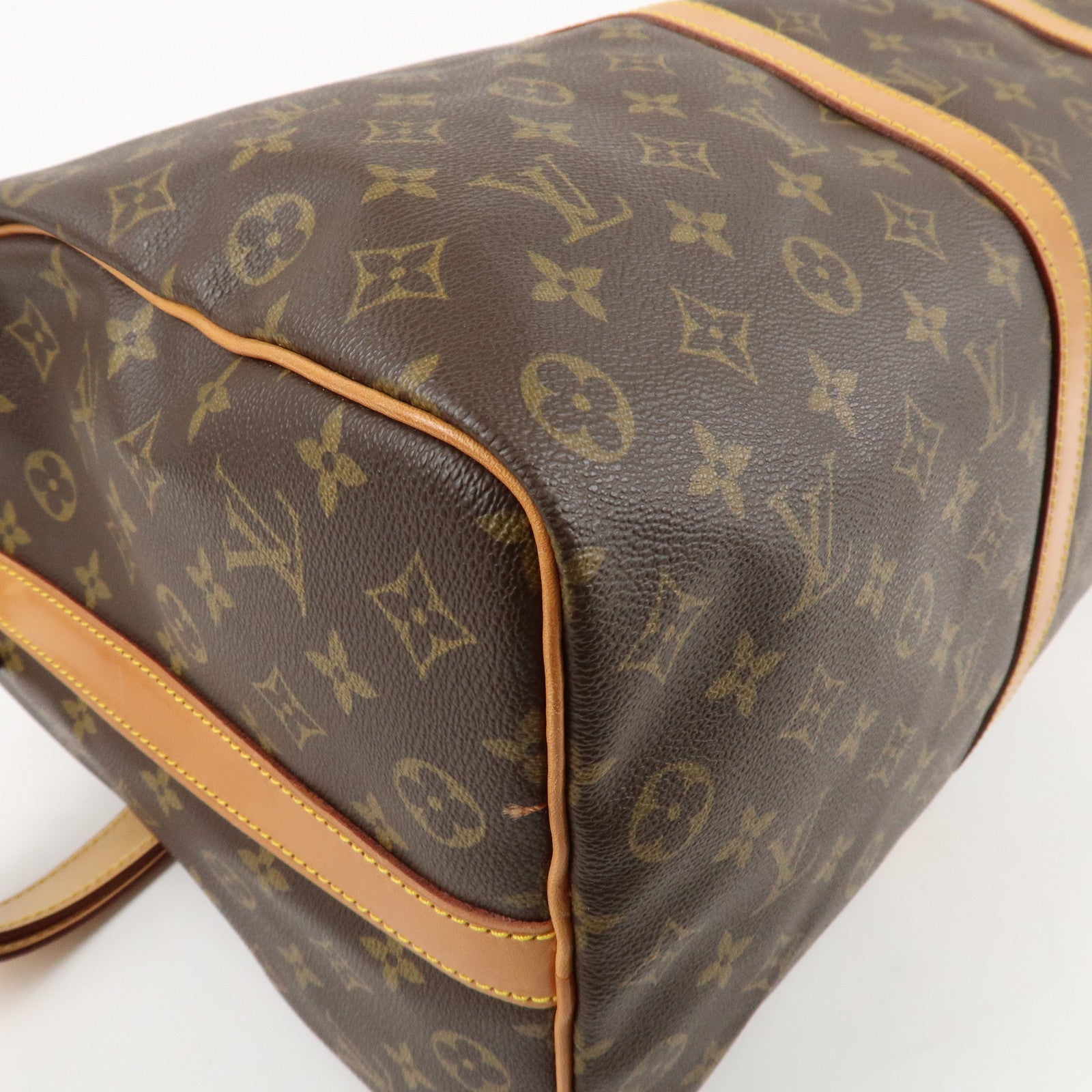 Louis Vuitton Monogram Keep All Bandouliere 50 Boston Bag M41416 Used