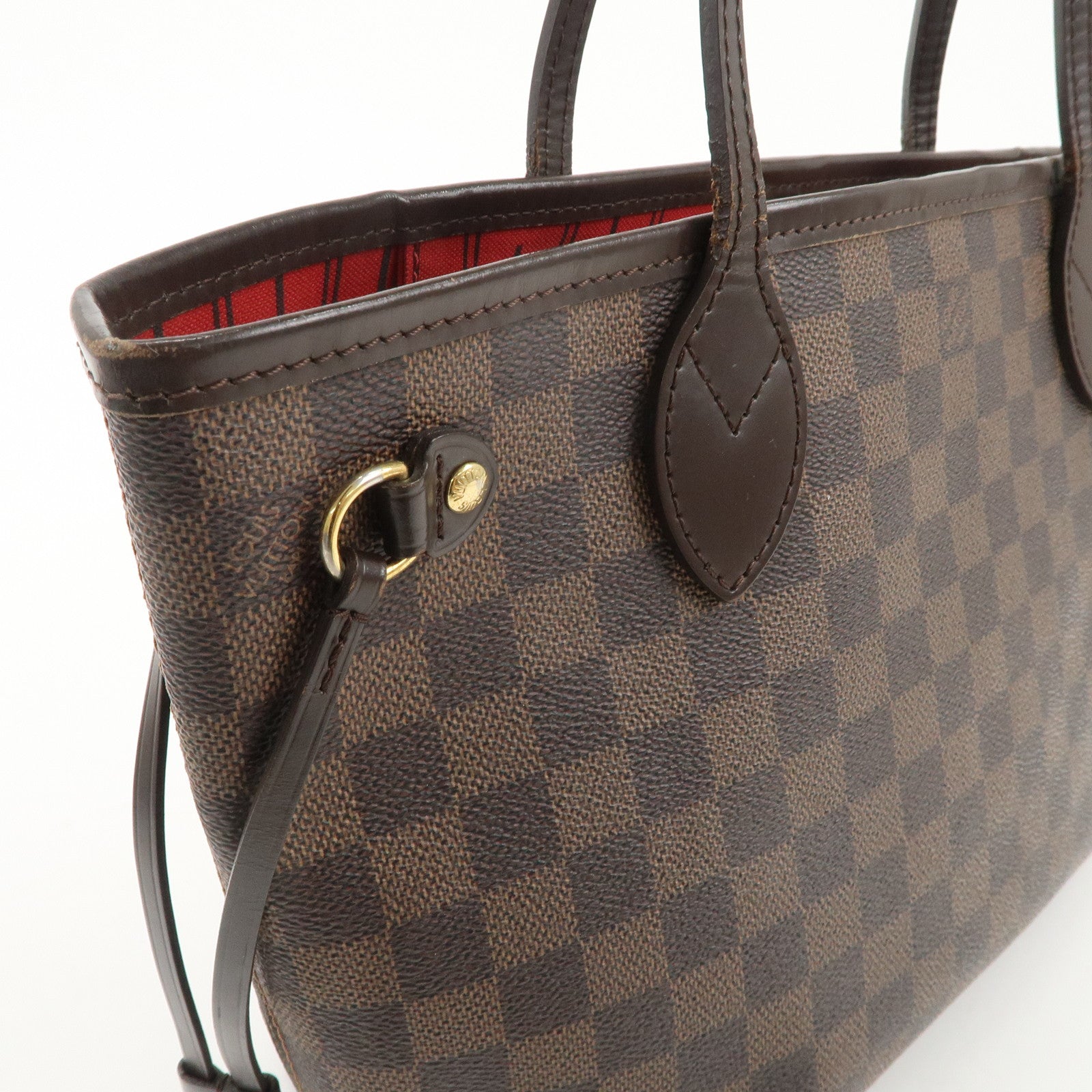 Louis Vuitton Damier Neverfull PM Tote Bag N51109 Used