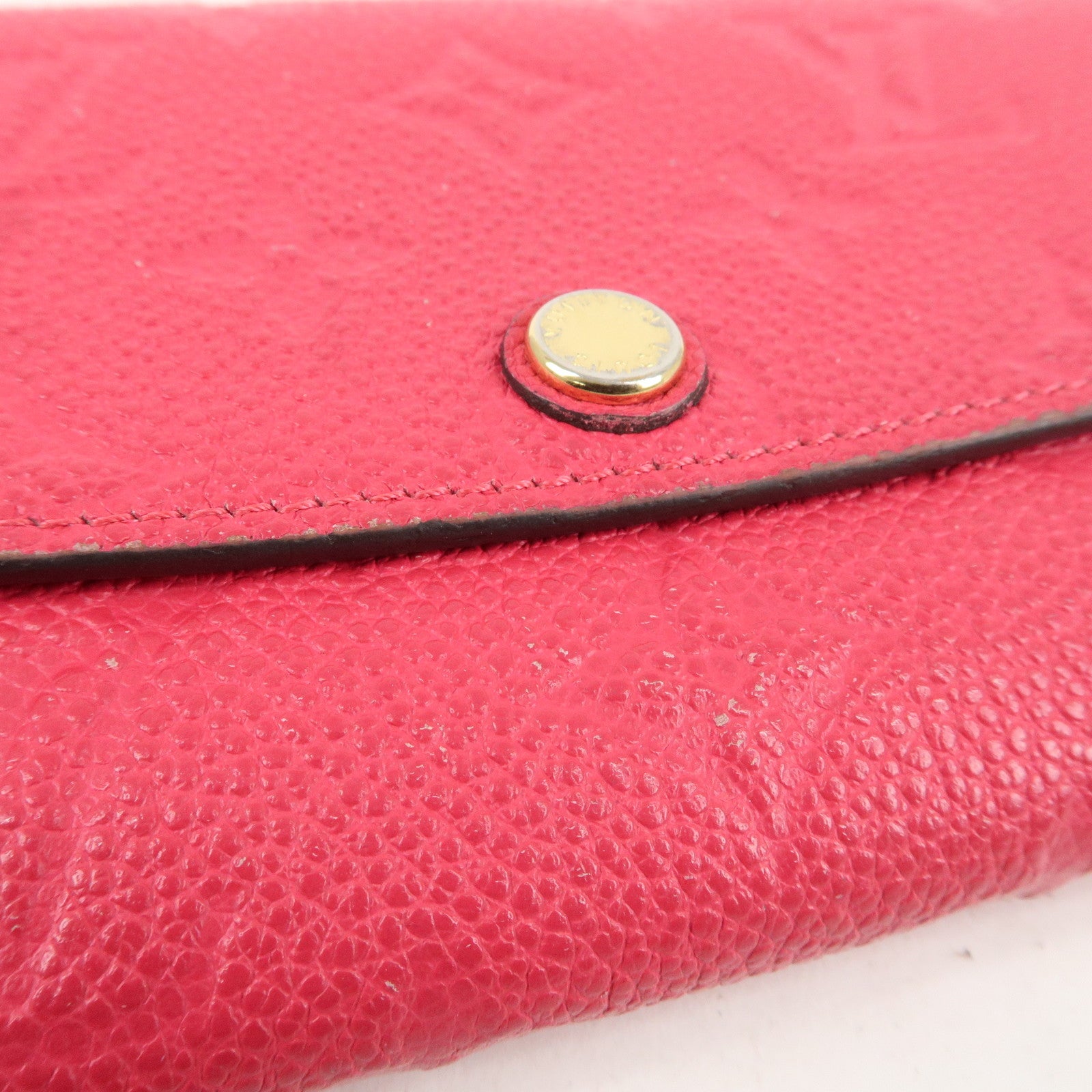 Louis Vuitton Monogram Empreinte Portefeuille Emily HotPink M62371