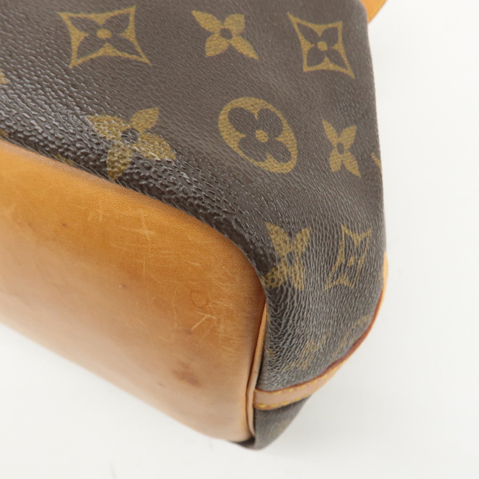 Louis Vuitton Monogram Petit Noe Shoulder Bag Brown M42226