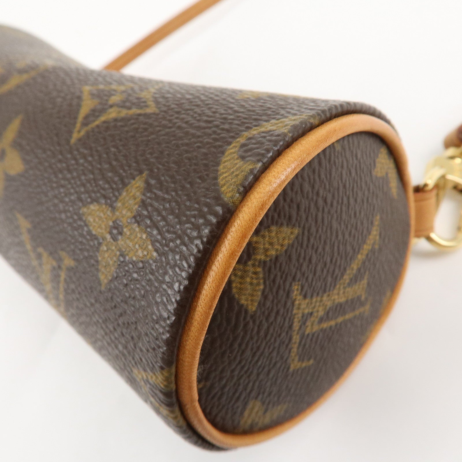 Louis Vuitton Monogram Mini Pouch for Papillon Bag Brown Used