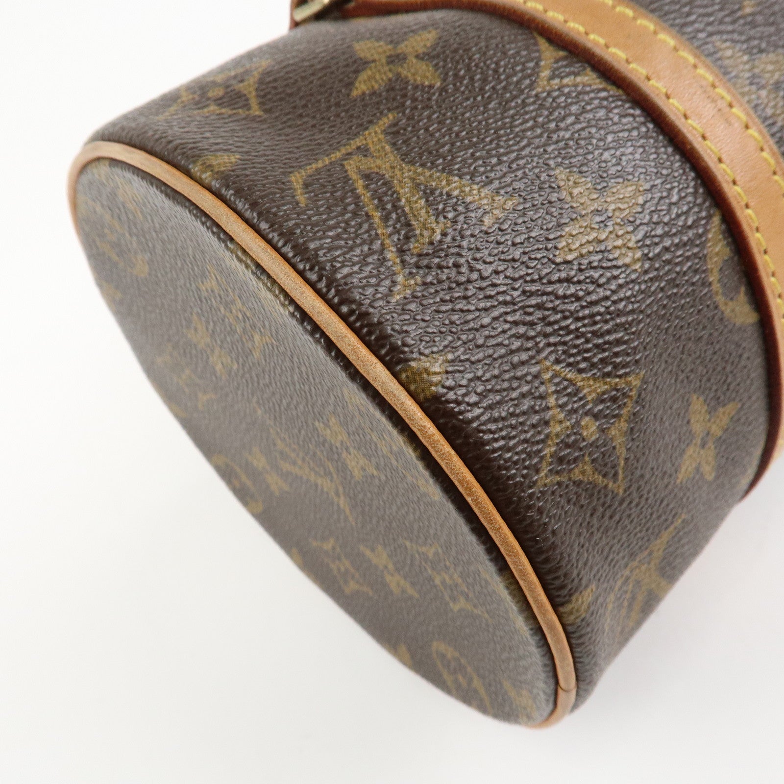 Louis Vuitton Monogram Papillon 26 Hand Bag Brown M51386 Used