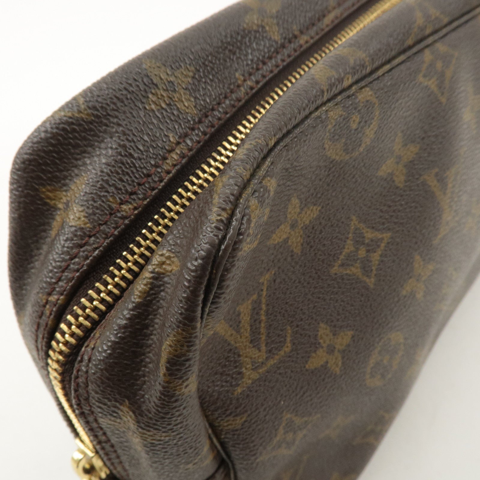 Louis Vuitton Monogram Trousse Toilette 28 Pouch Brown M47522