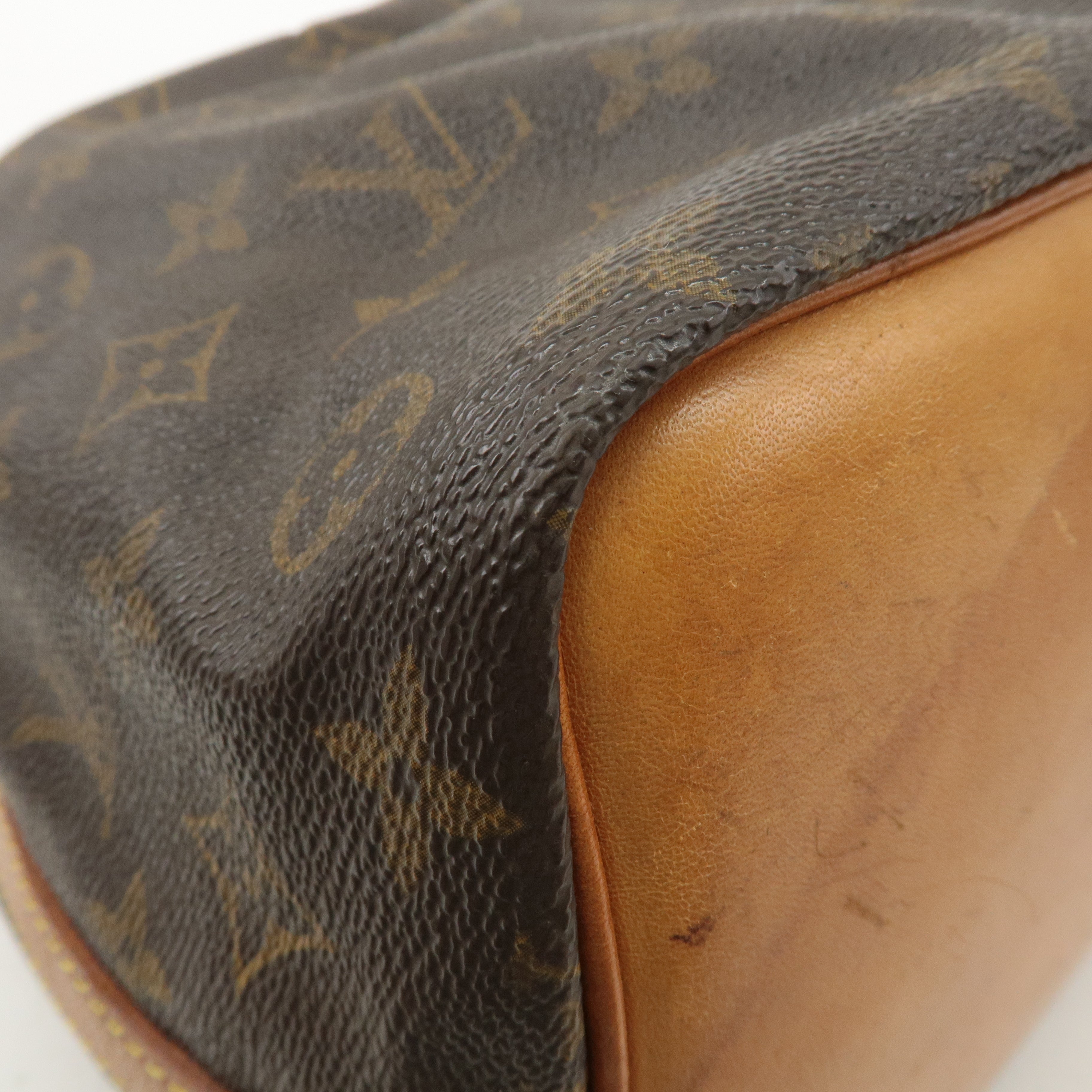 Louis Vuitton Monogram Petit Noe Shoulder Bag Brown M42226