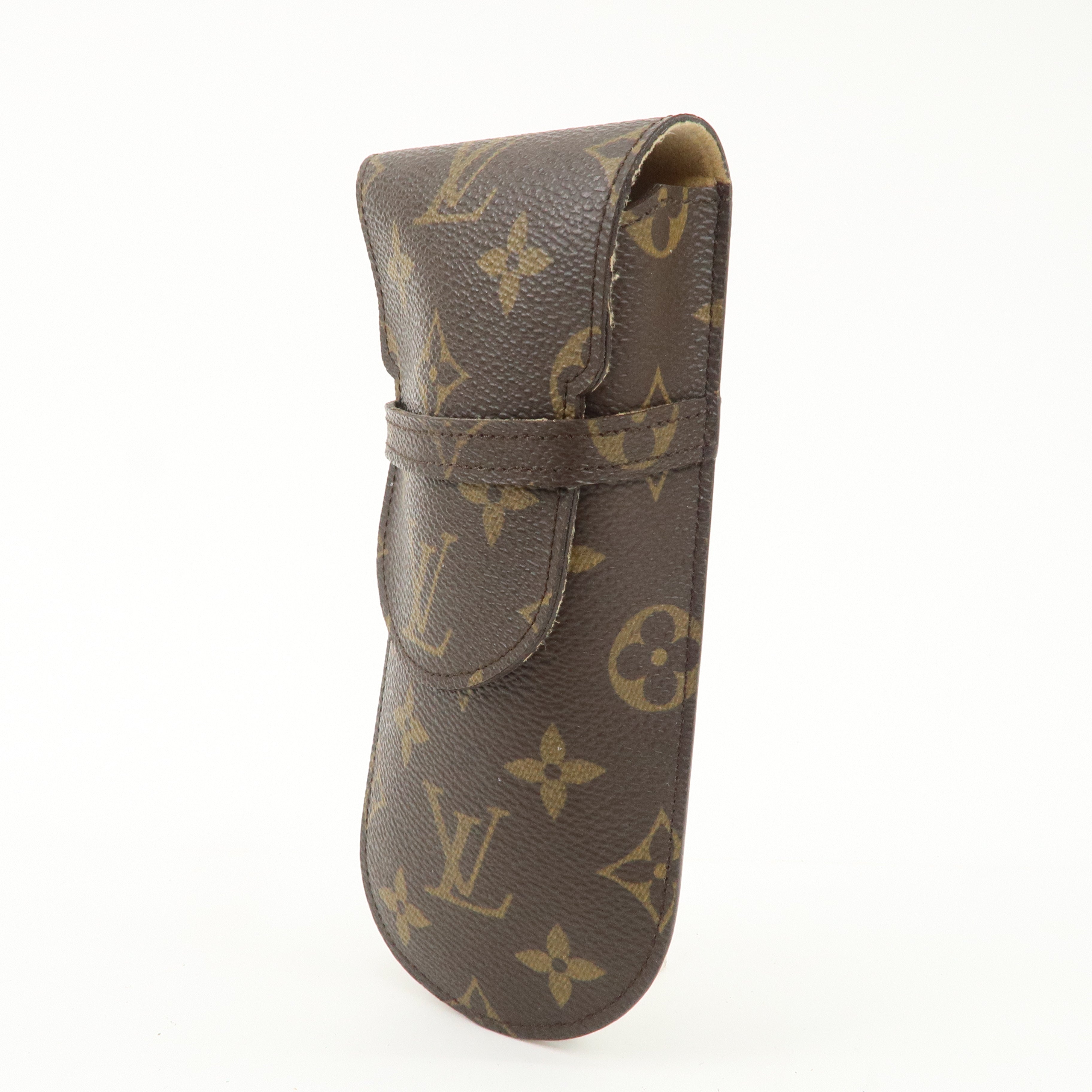 Louis Vuitton Monogram Set of 2 etui a lunettes lavel Glasses Case