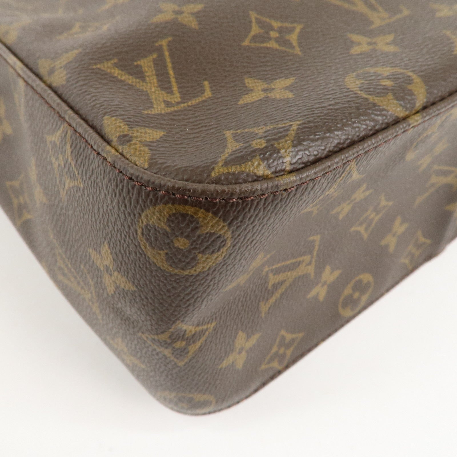 Louis Vuitton Monogram Looping GM Shoulder Bag Brown M51145