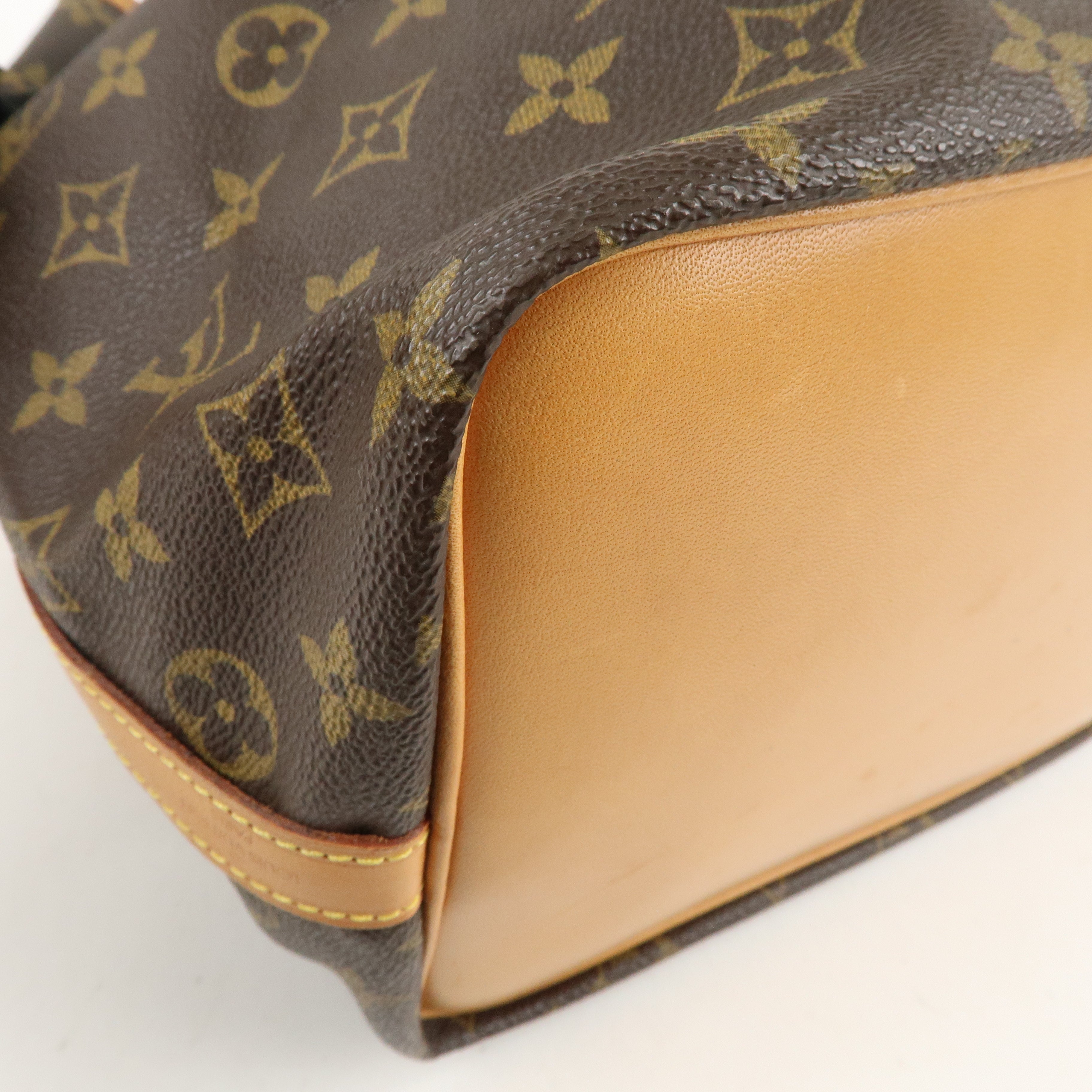 Louis Vuitton Monogram Petit Noe Shoulder Bag Brown M42226