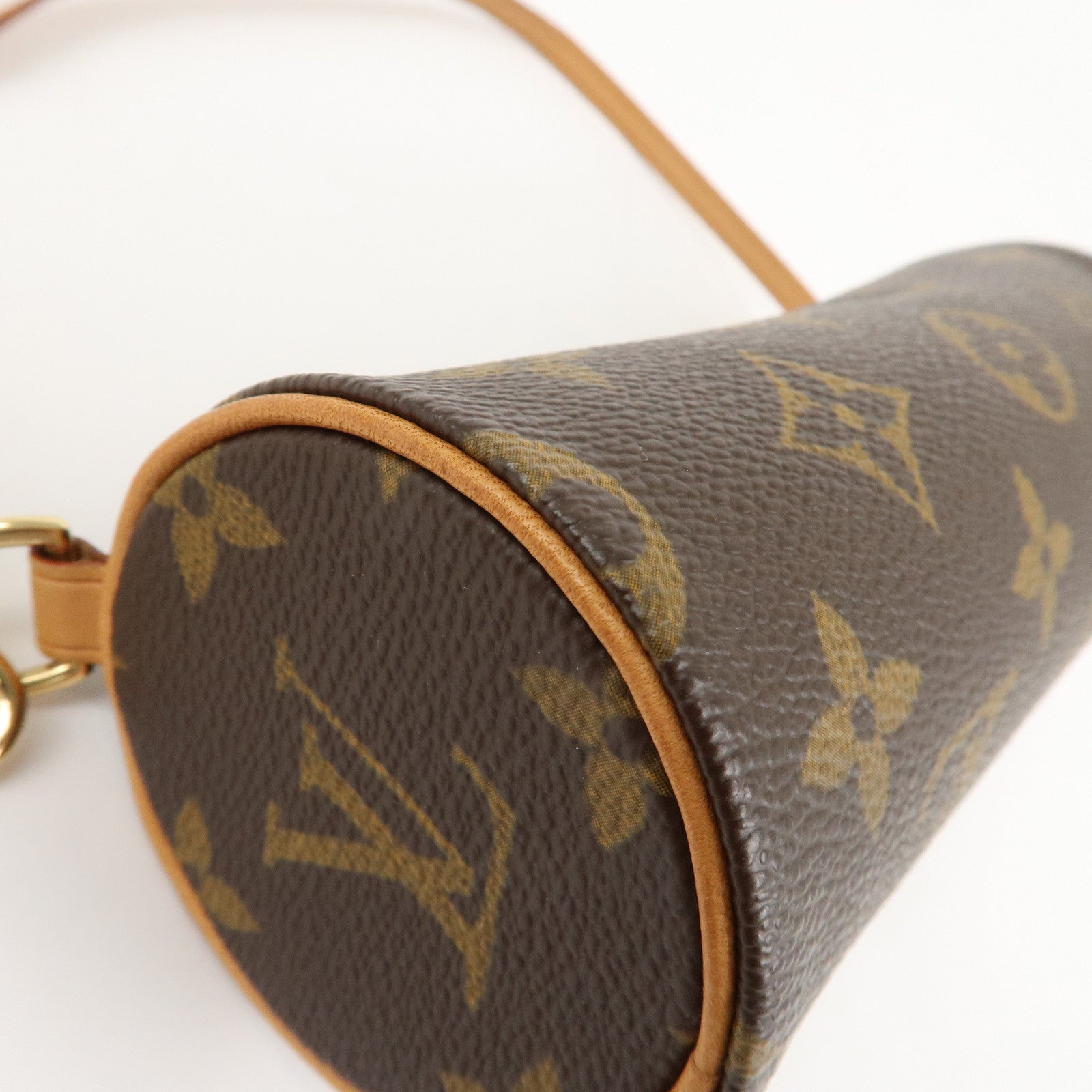 Louis Vuitton Monogram Mini Pouch for Papillon Bag Brown Used