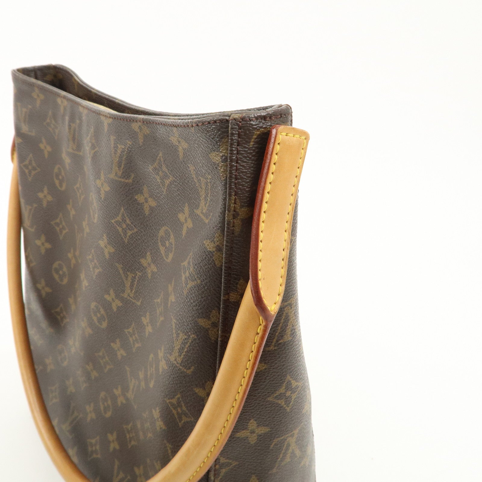 Louis Vuitton Monogram Looping GM Shoulder Bag Hand Bag M51145 Used