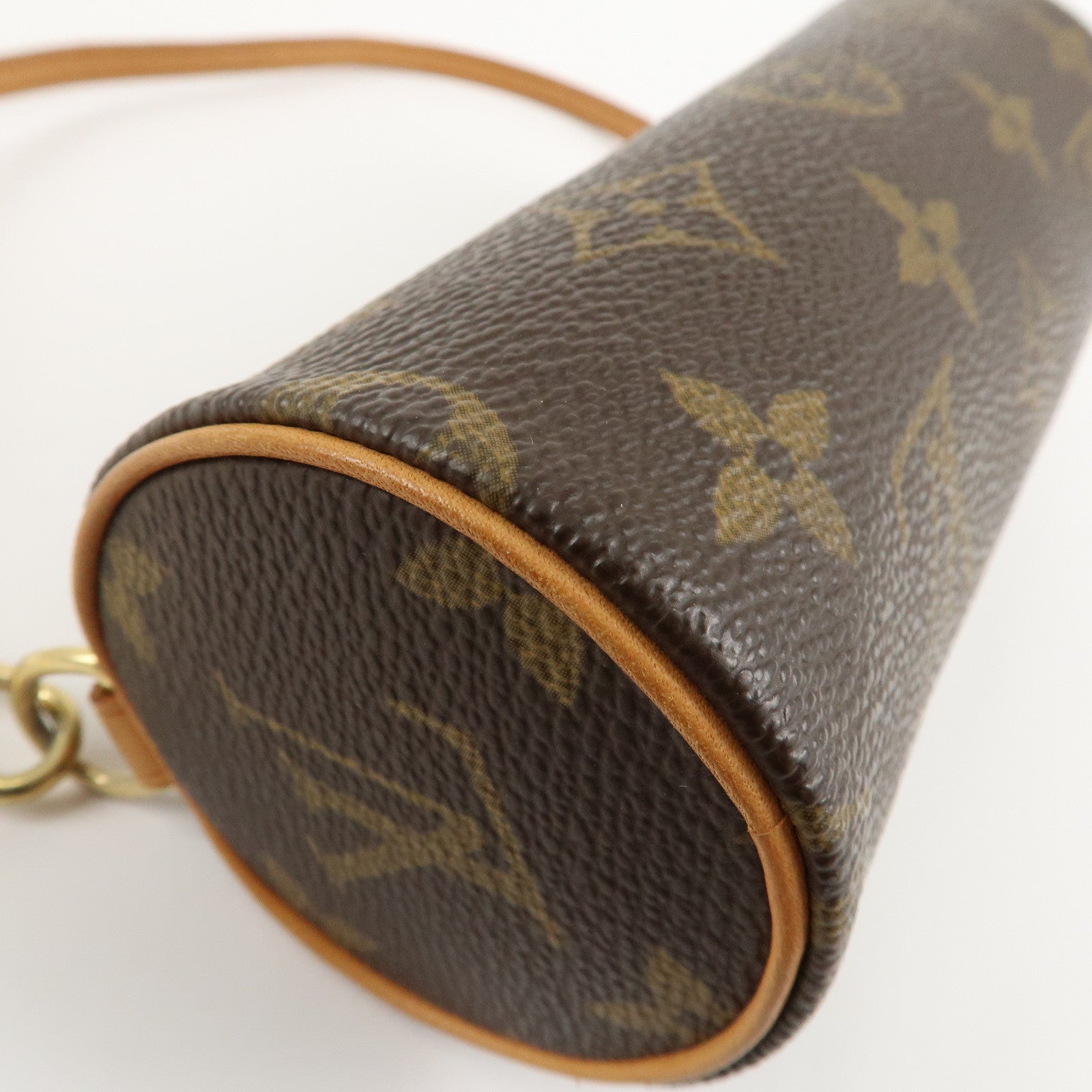 Louis Vuitton Monogram Mini Pouch for Papillon Bag New Style Brown Used