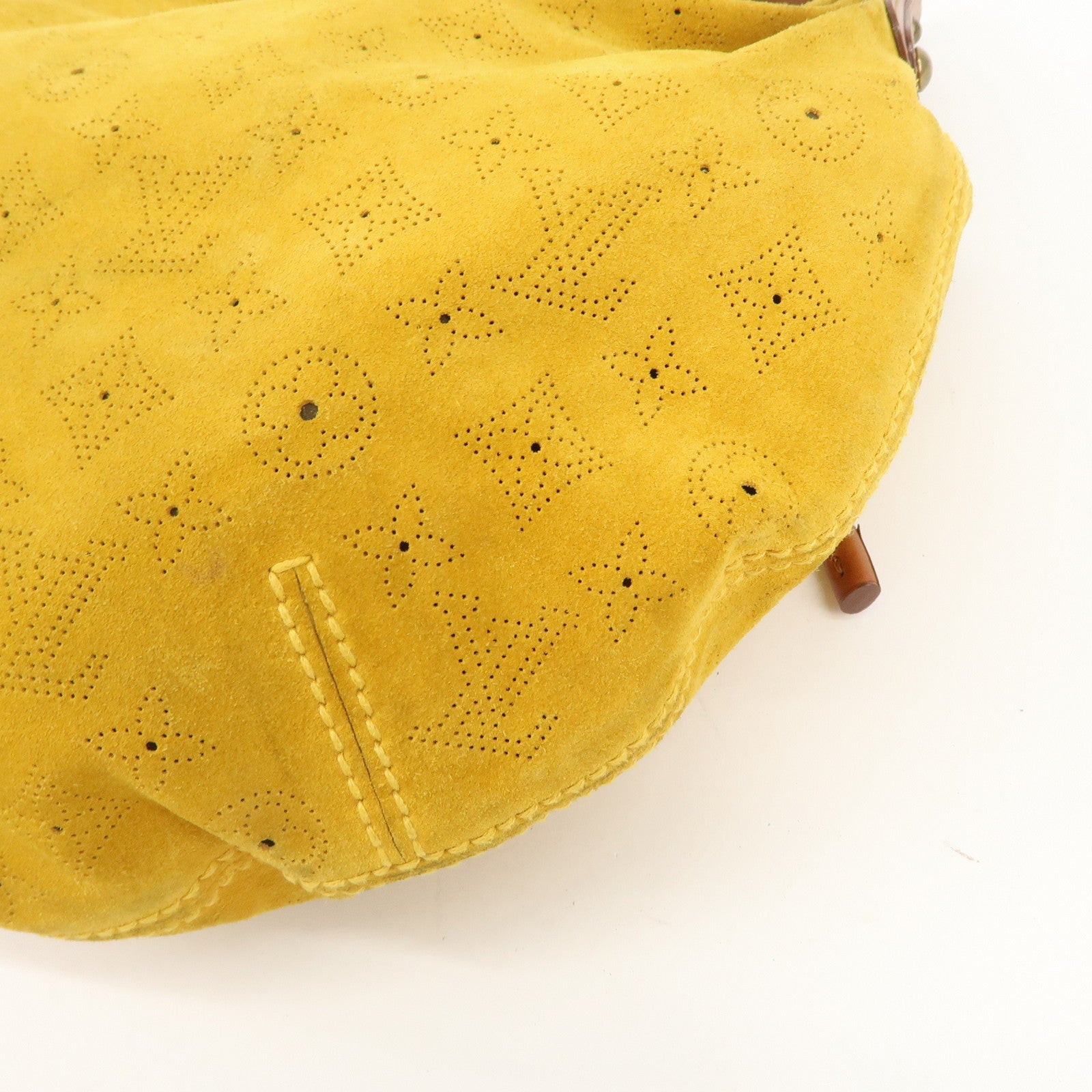 Louis Vuitton Monogram Mahina Onata GM Shoulder Bag Yellow M95118 Used