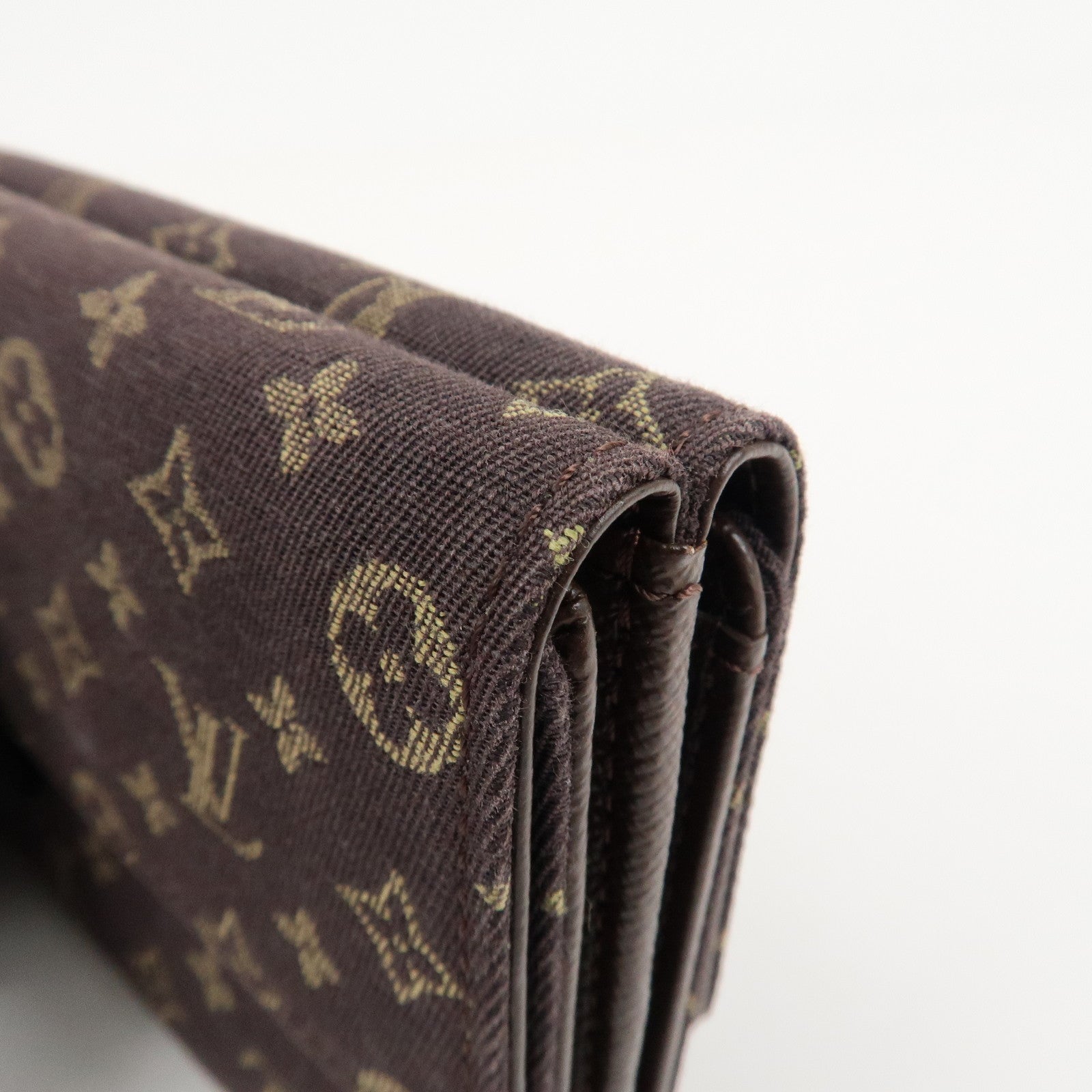 Louis Vuitton Monogram Mini Lin Portefeuille Elise Wallet M95233