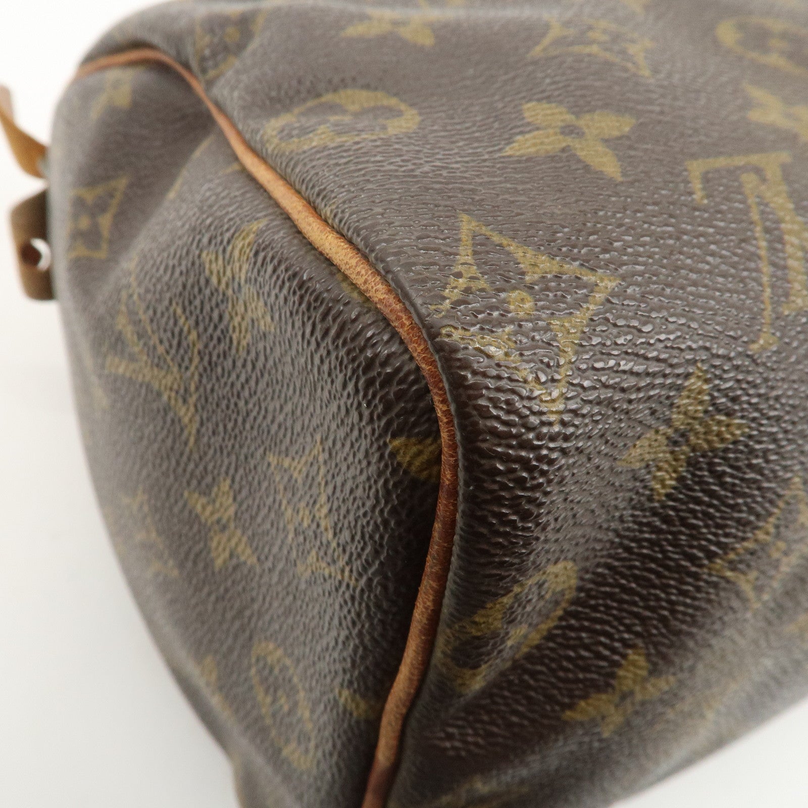 Louis Vuitton Monogram Speedy 25 Hand Bag Boston Bag M41528 Used