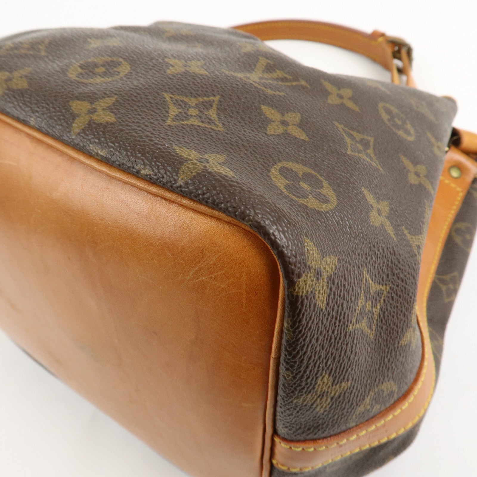 Louis Vuitton Monogram Petit Noe Shoulder Bag Brown M42226 Used