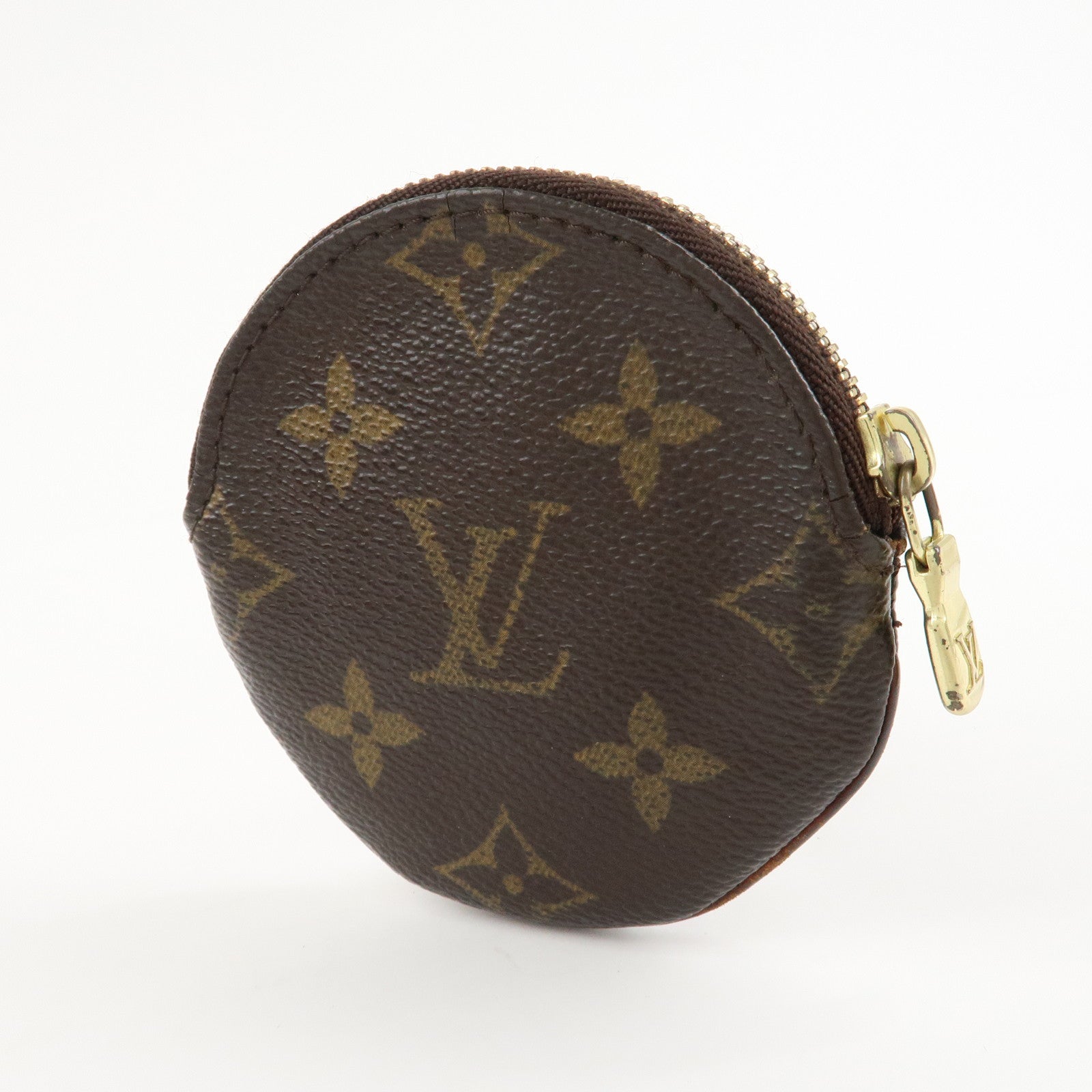 Louis Vuitton Monogram Set of 2 Coin Case Brown M62650 M61926 Used