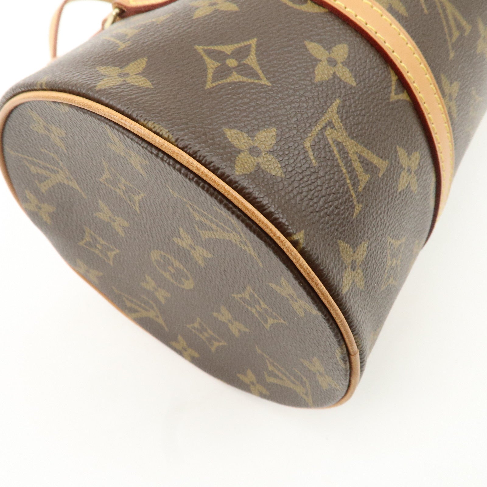 Louis Vuitton Monogram Papillon 30 Hand Bag Brown M51385