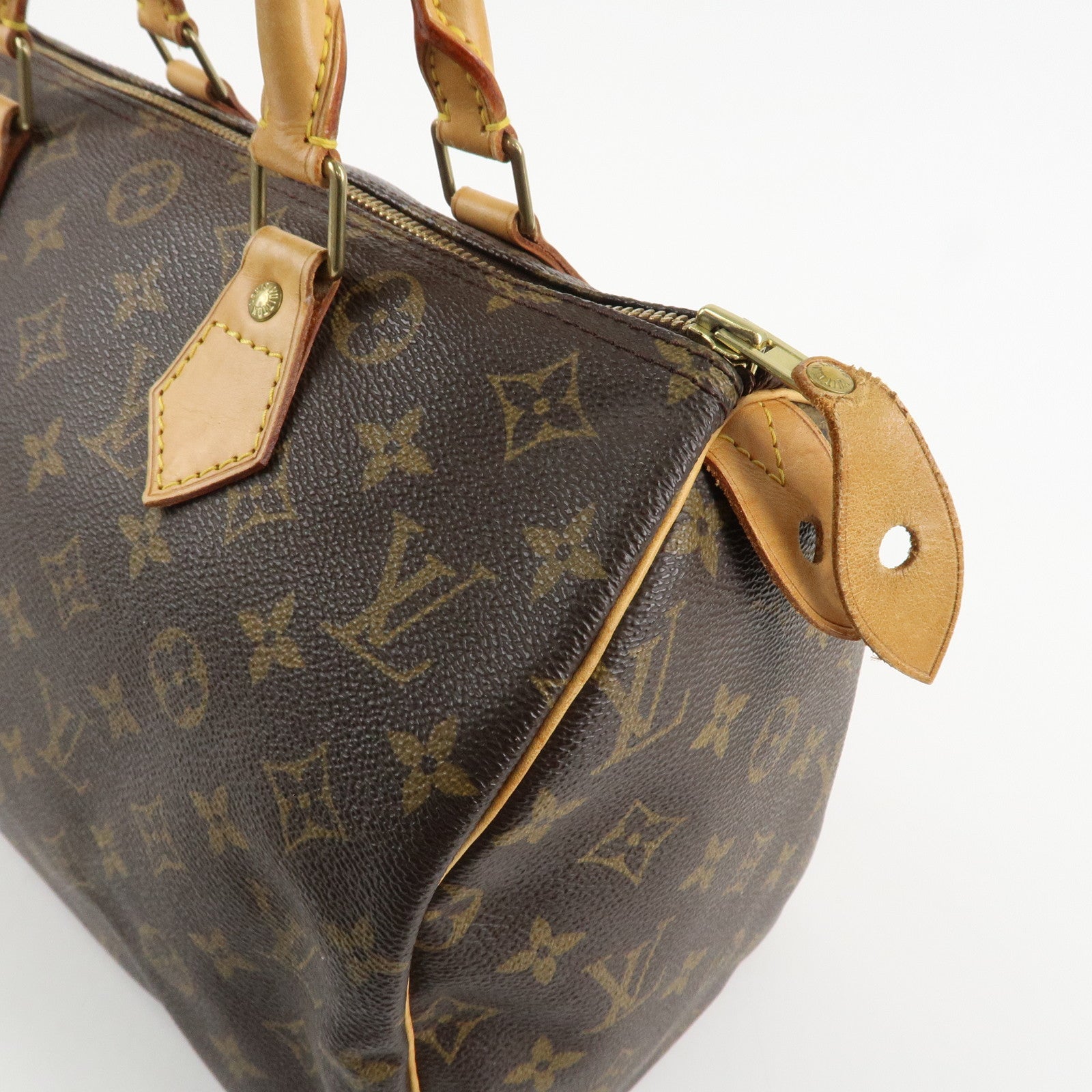 Louis Vuitton Monogram Speedy 30 Hand Bag Boston Bag M41526 Used