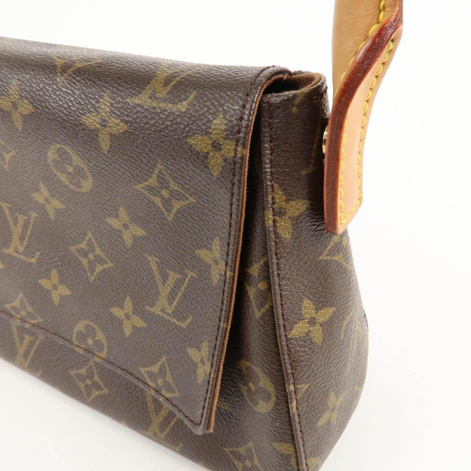 Louis Vuitton Monogram Mini Looping Shoulder Bag Hand Bag M51147 Used