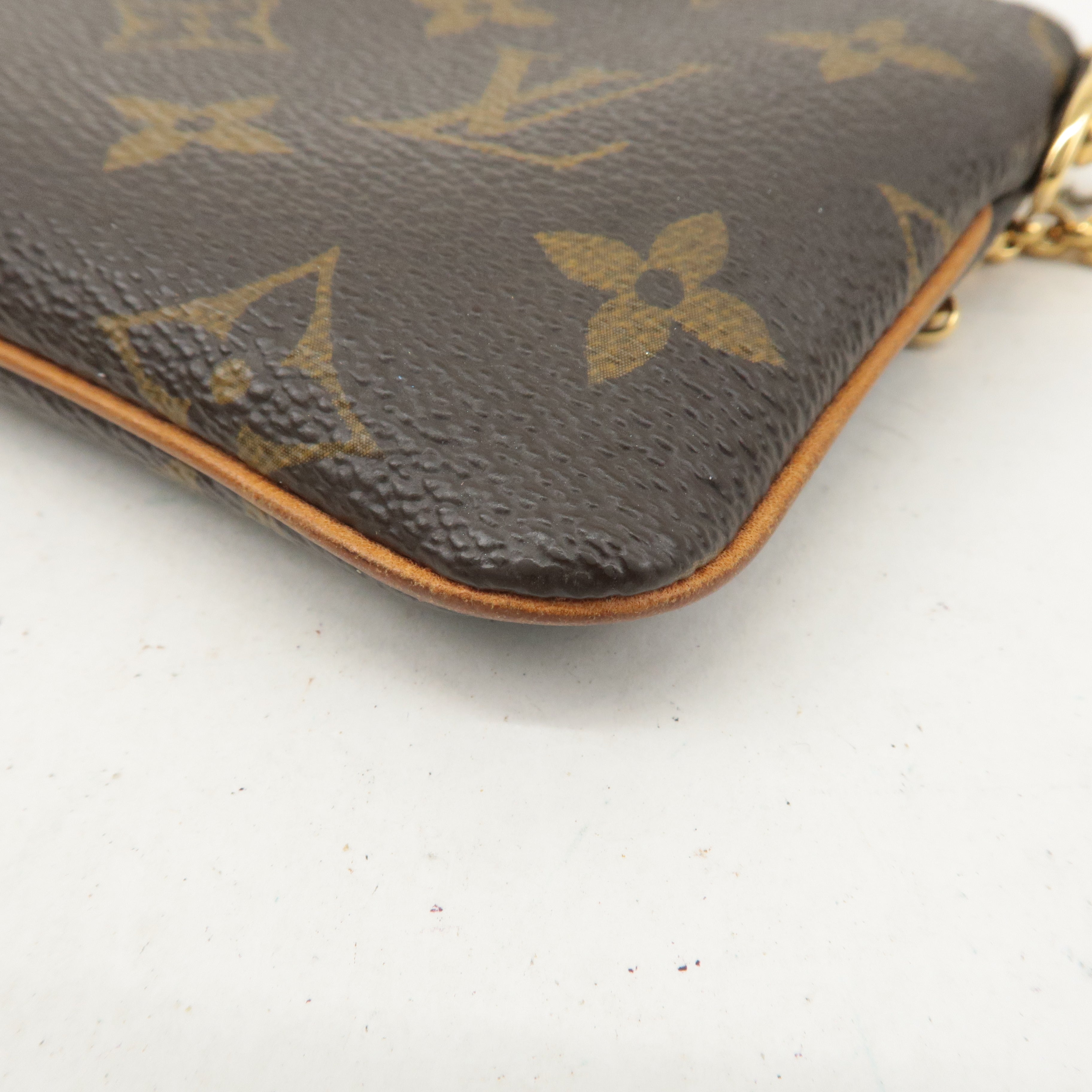 Louis Vuitton Monogram Pochette Milla PM Mini Pouch M60095