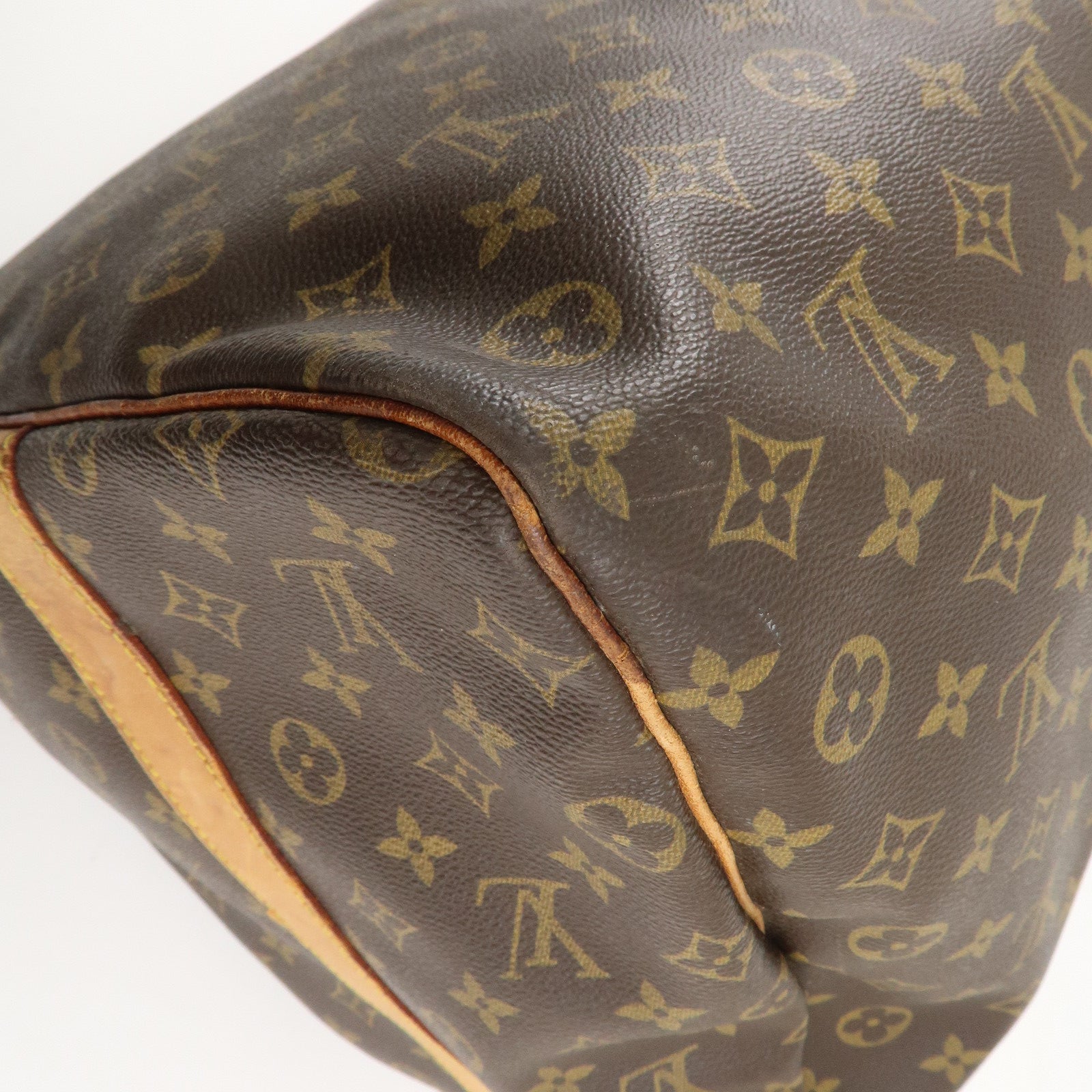 Louis Vuitton Monogram Keep All Bandouliere 60 Bag Brown M41412