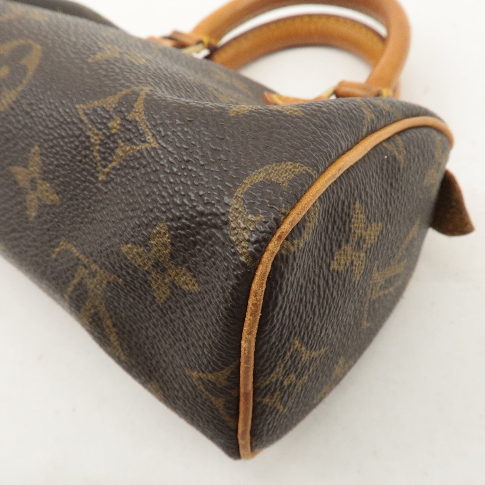 Louis Vuitton Monogram Mini Speedy Boston Bag Brown M41534