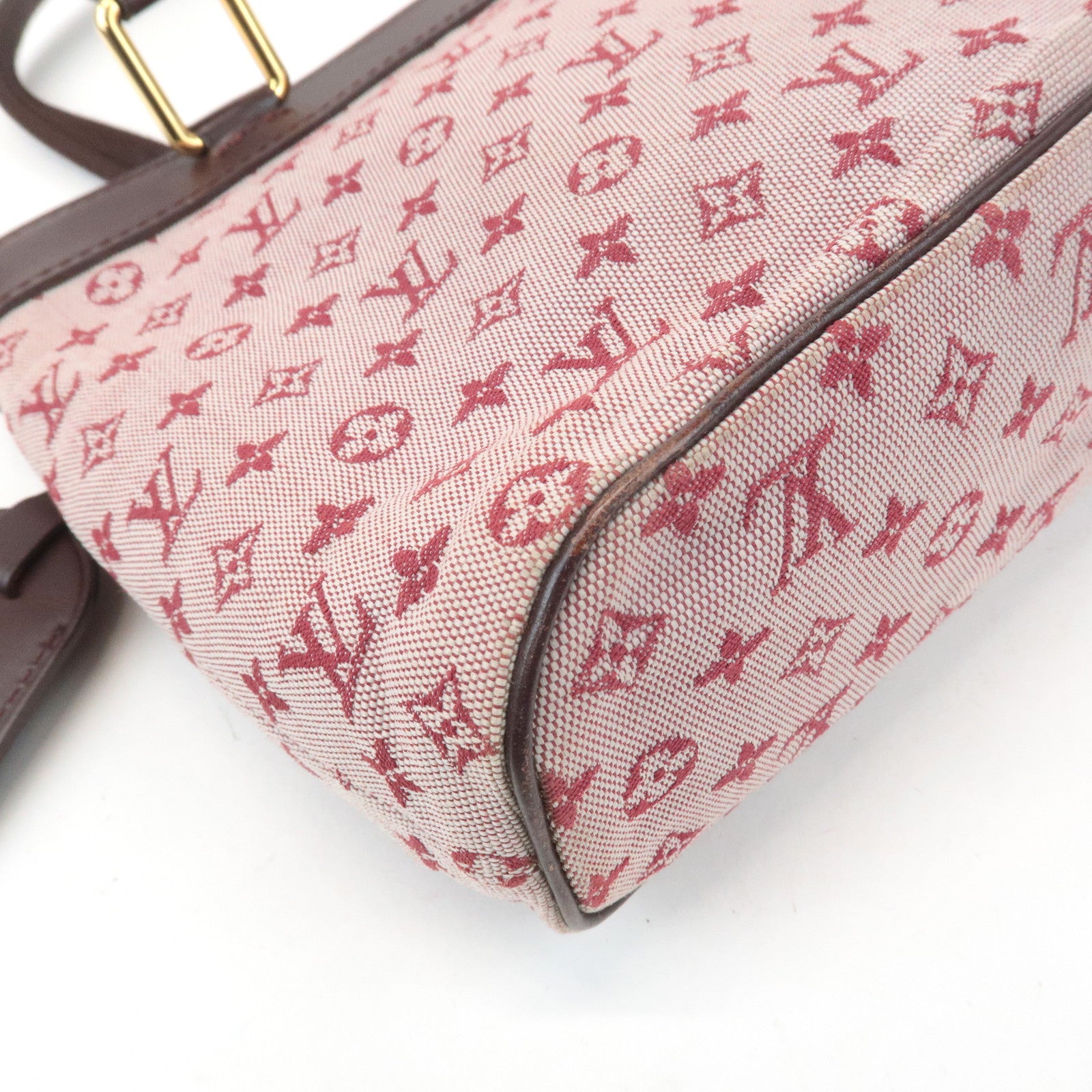 Louis Vuitton Monogram Mini Lucille PM Hand Bag Cerise M92682 Used