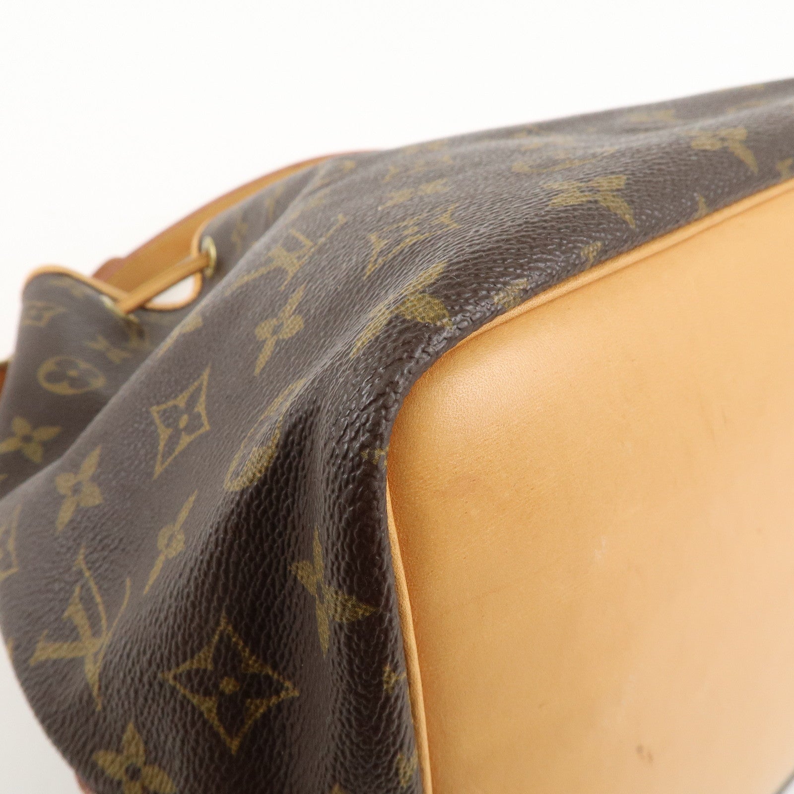 Louis Vuitton Monogram Petit Noe Shoulder Bag Brown M42226