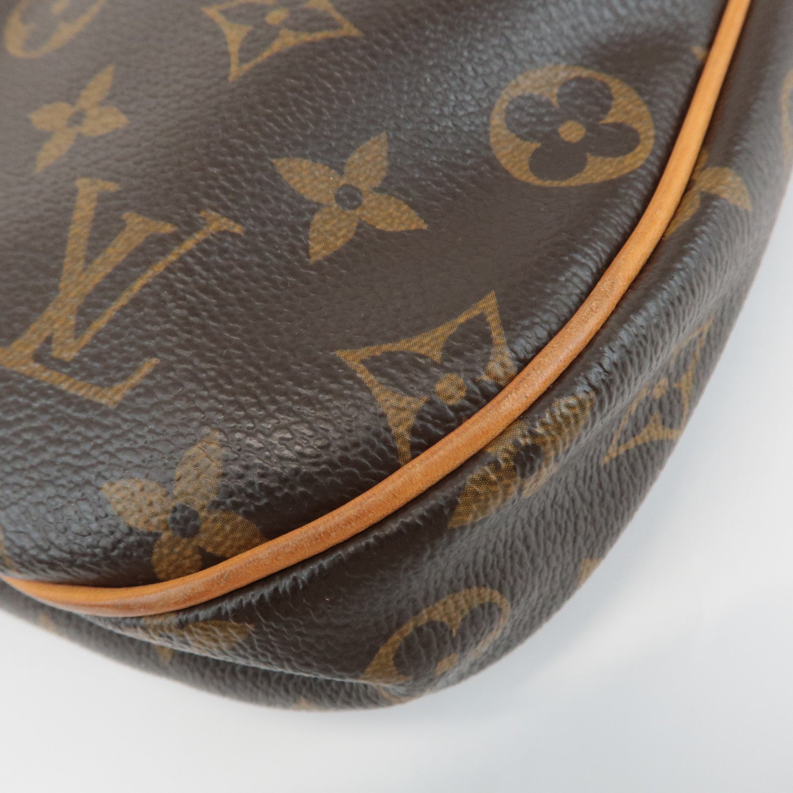 Louis Vuitton Monogram Odeon PM Shoulder Bag Brown M56390 Used