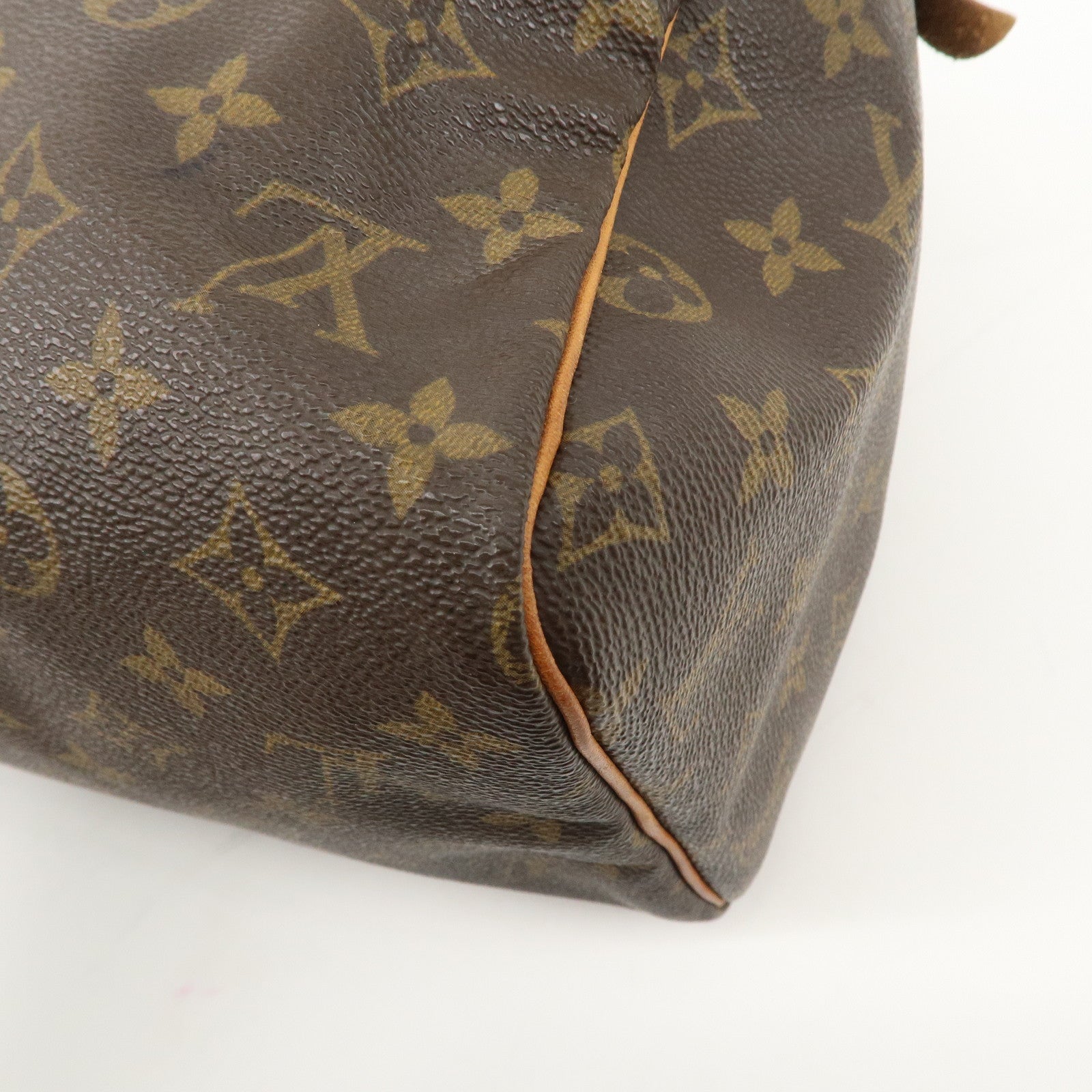 Louis Vuitton Monogram Speedy 30 Hand Bag Boston Bag M41108 Used