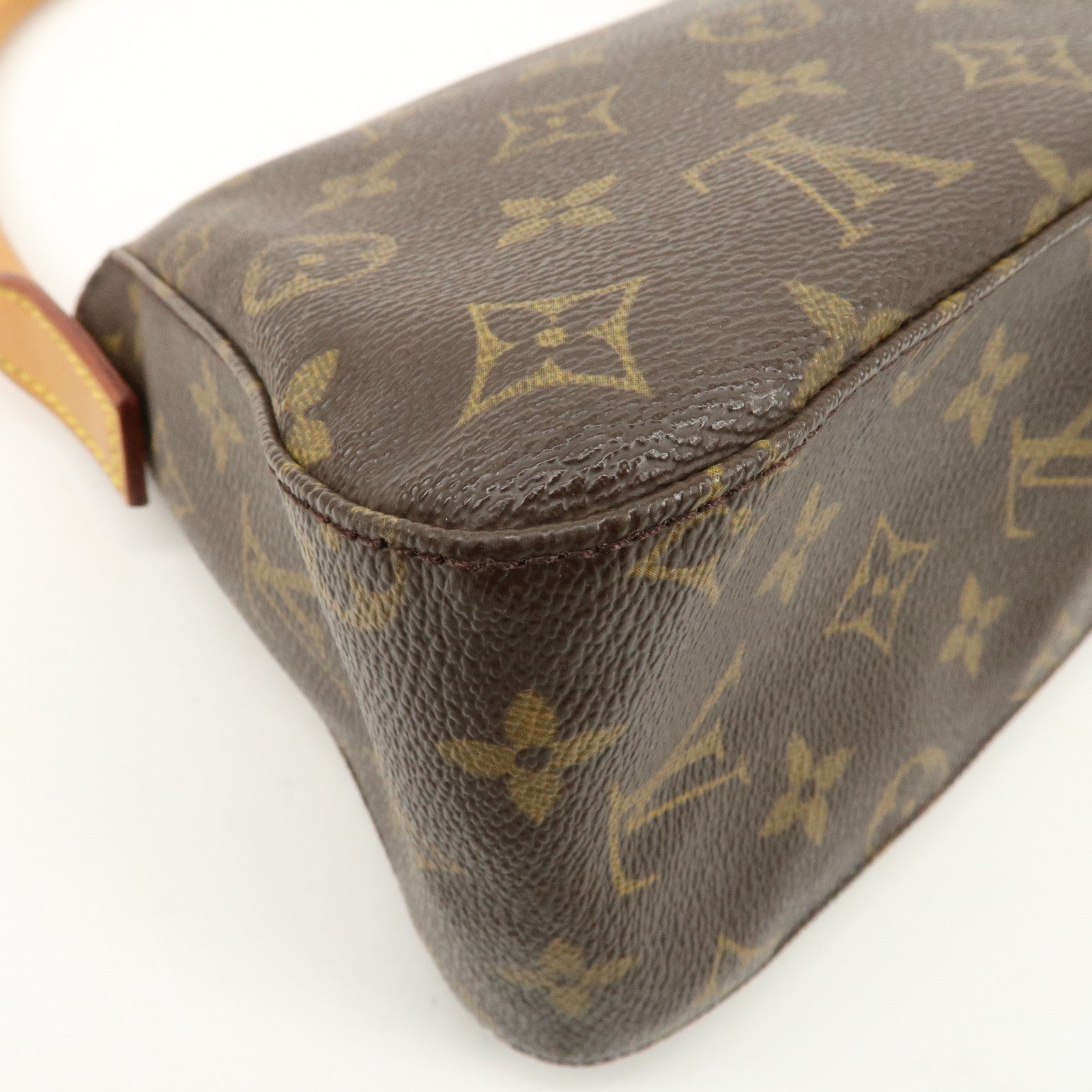 Louis Vuitton Monogram Mini Looping Shoulder Bag Hand Bag M51147 Used