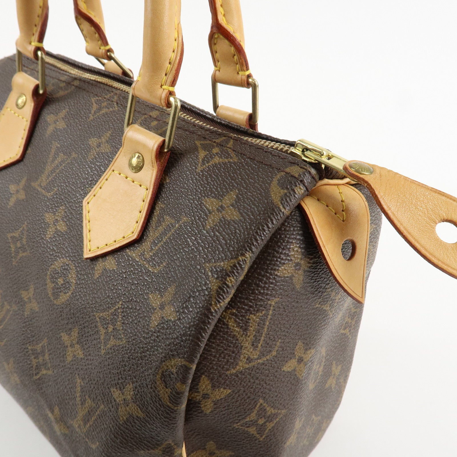 Louis Vuitton Monogram Speedy 25 Hand Bag Boston Bag M41528 Used