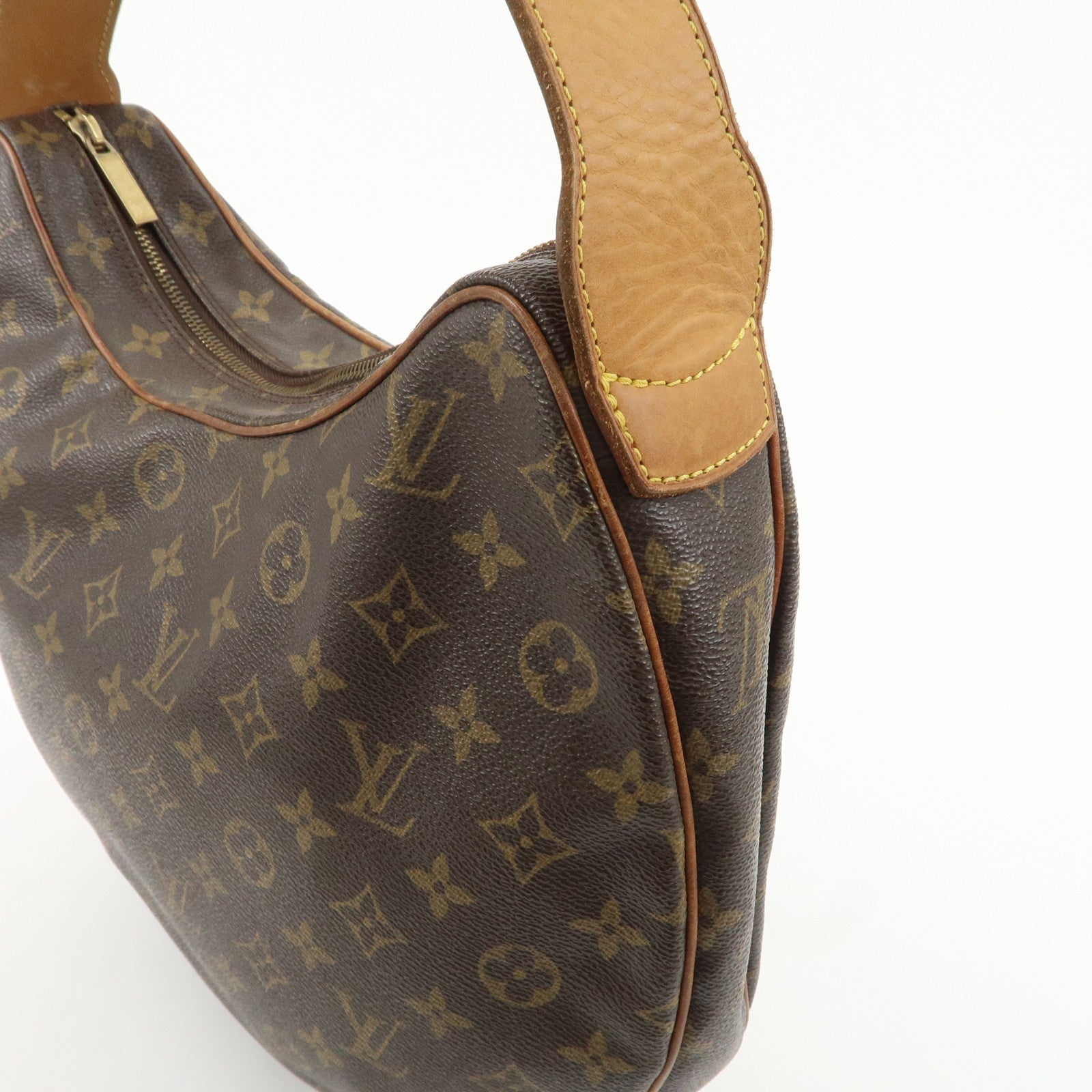 Louis Vuitton Monogram Croissant GM Shoulder Bag Brown M51511 Used