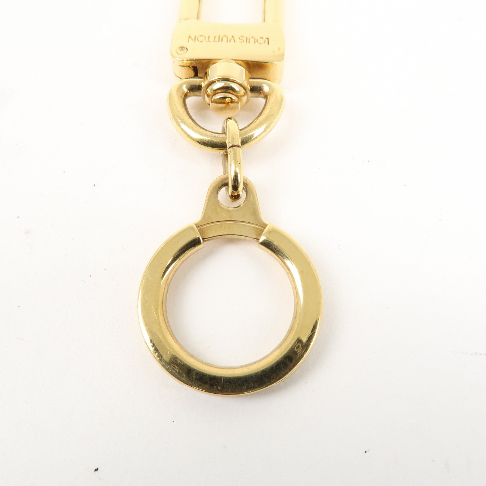 Louis Vuitton Set of 2 Ano Cles Key Chain Key Charm Gold M62694