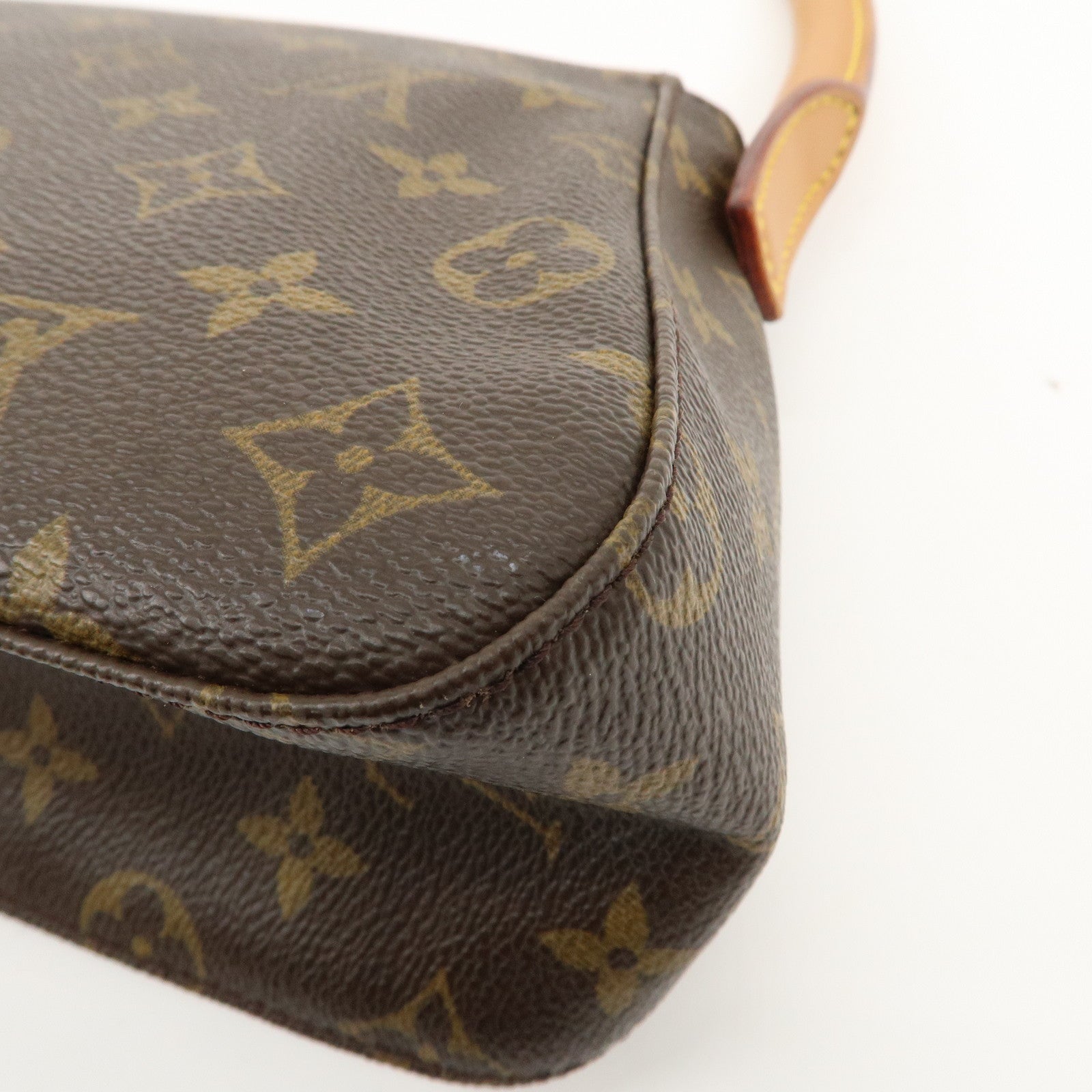 Louis Vuitton Monogram Mini Looping Shoulder Bag Hand Bag M51147 Used