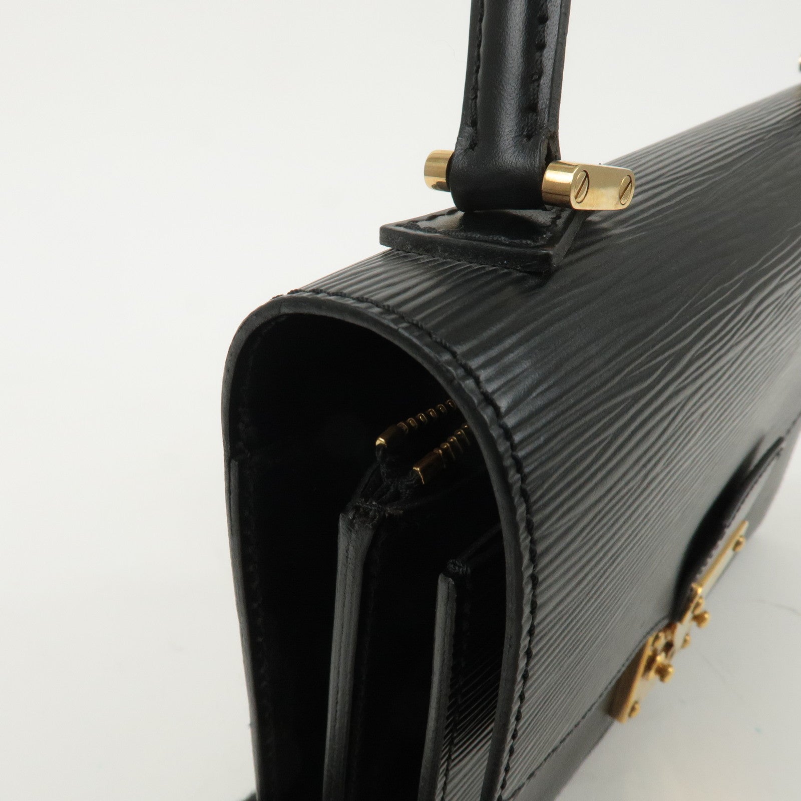 Louis Vuitton Epi Concorde Hand Bag Noir Black M52132