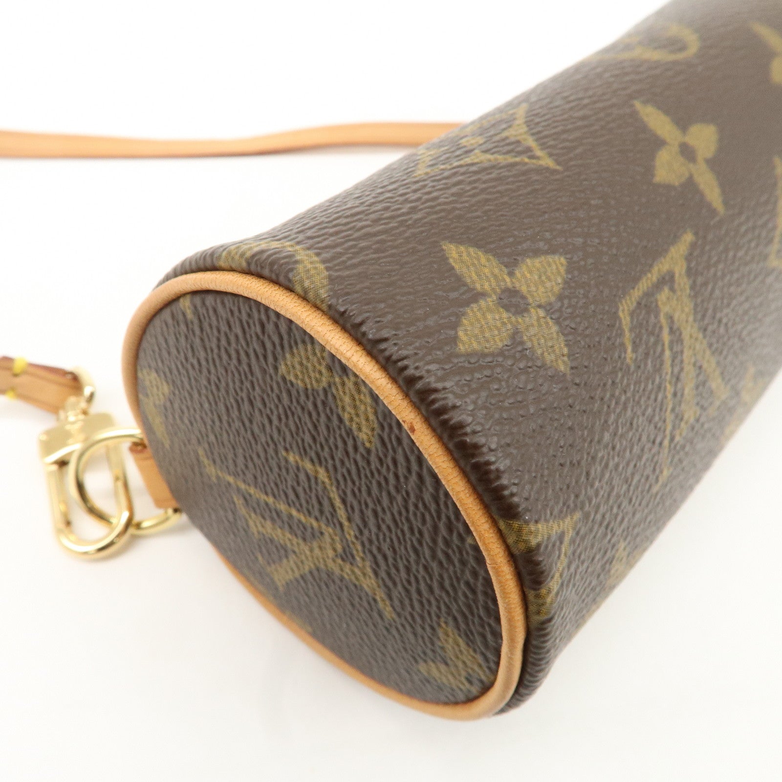 Louis Vuitton Monogram Papillon 30 Hand Bag Brown M51385 Used