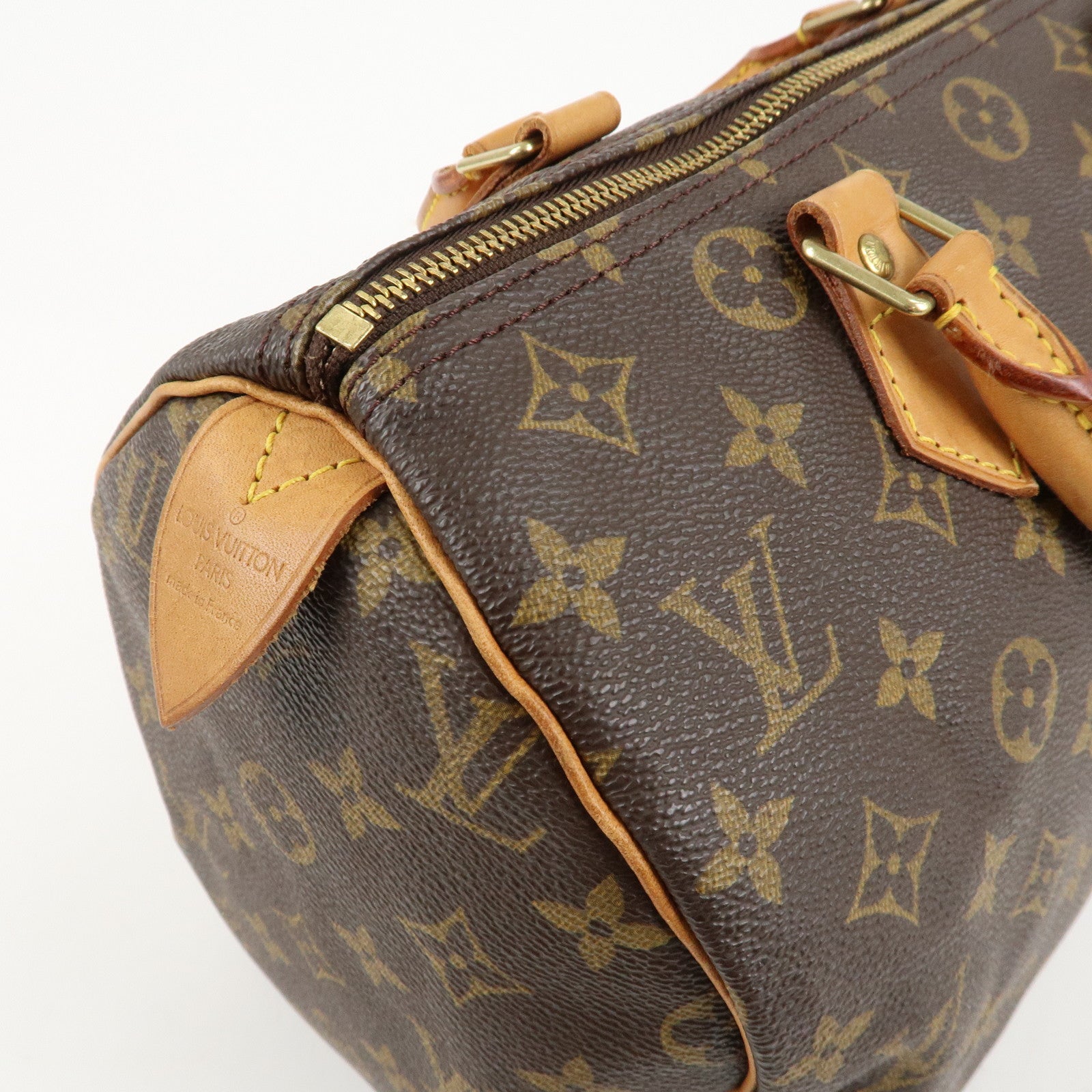 Louis Vuitton Monogram Speedy 30 Hand Bag Boston Bag M41526 Used