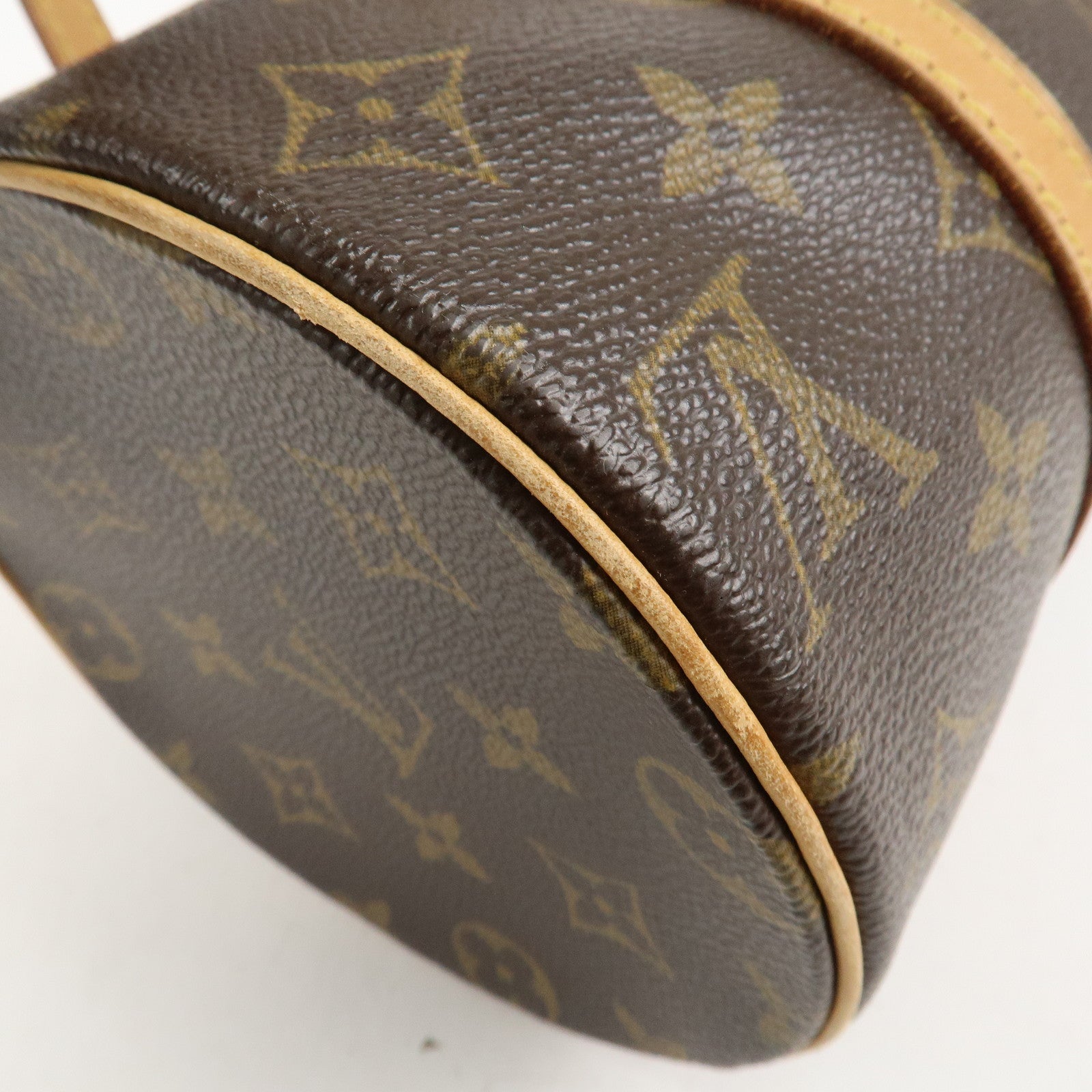 Louis Vuitton Monogram Papillon 26 Hand Bag Brown M51386 Used